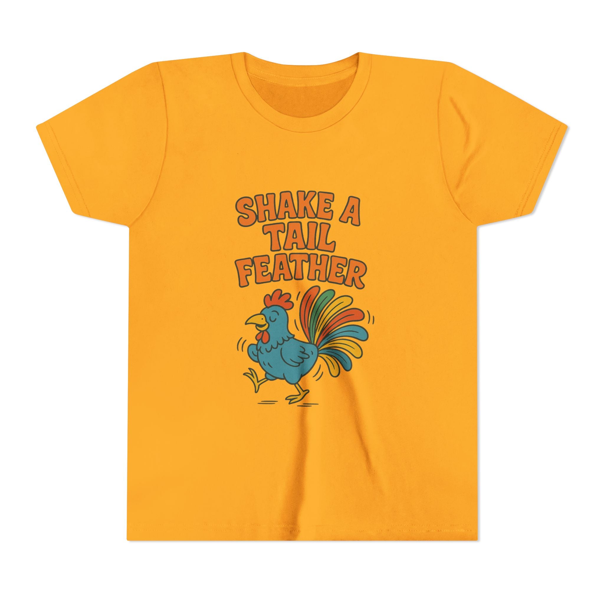 Shake A Tail Feather Youth Short Sleeve Tee