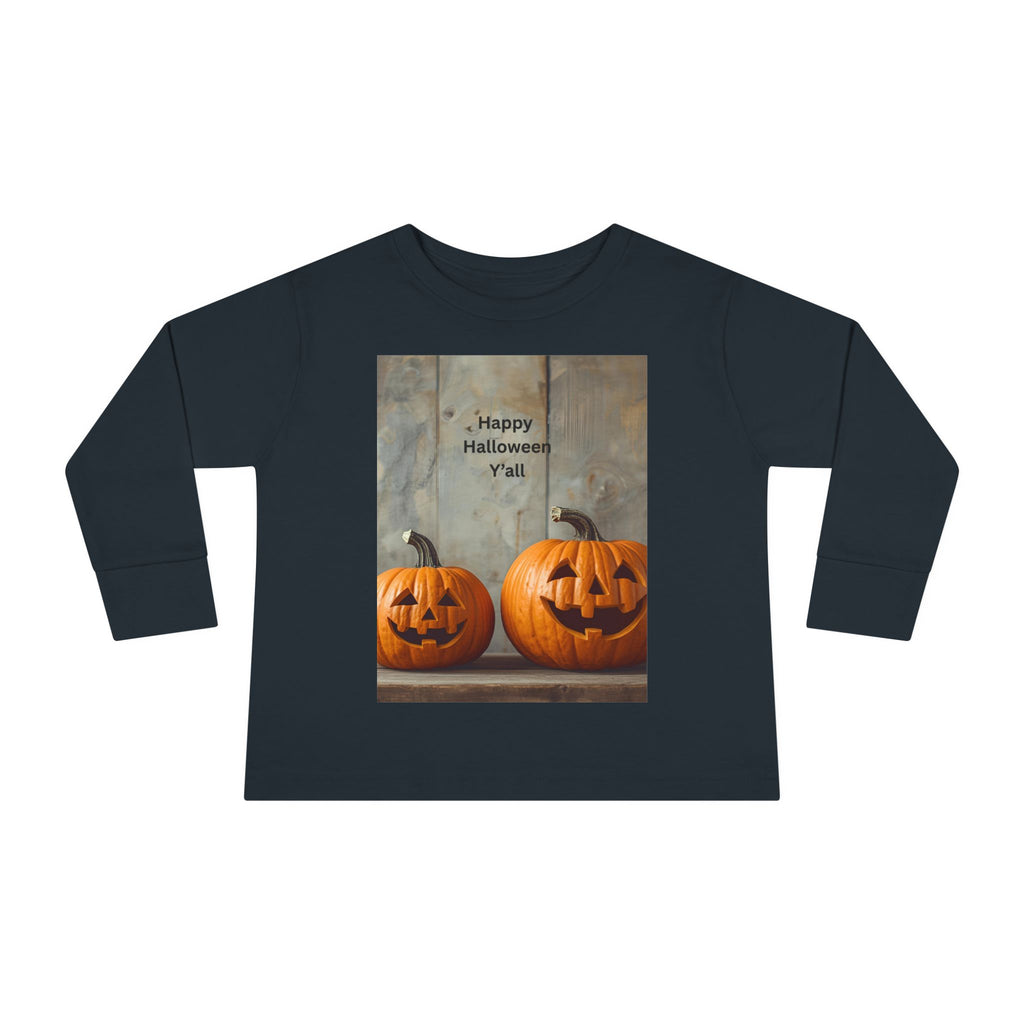 Halloween Pumpkin Toddler Long Sleeve Tee