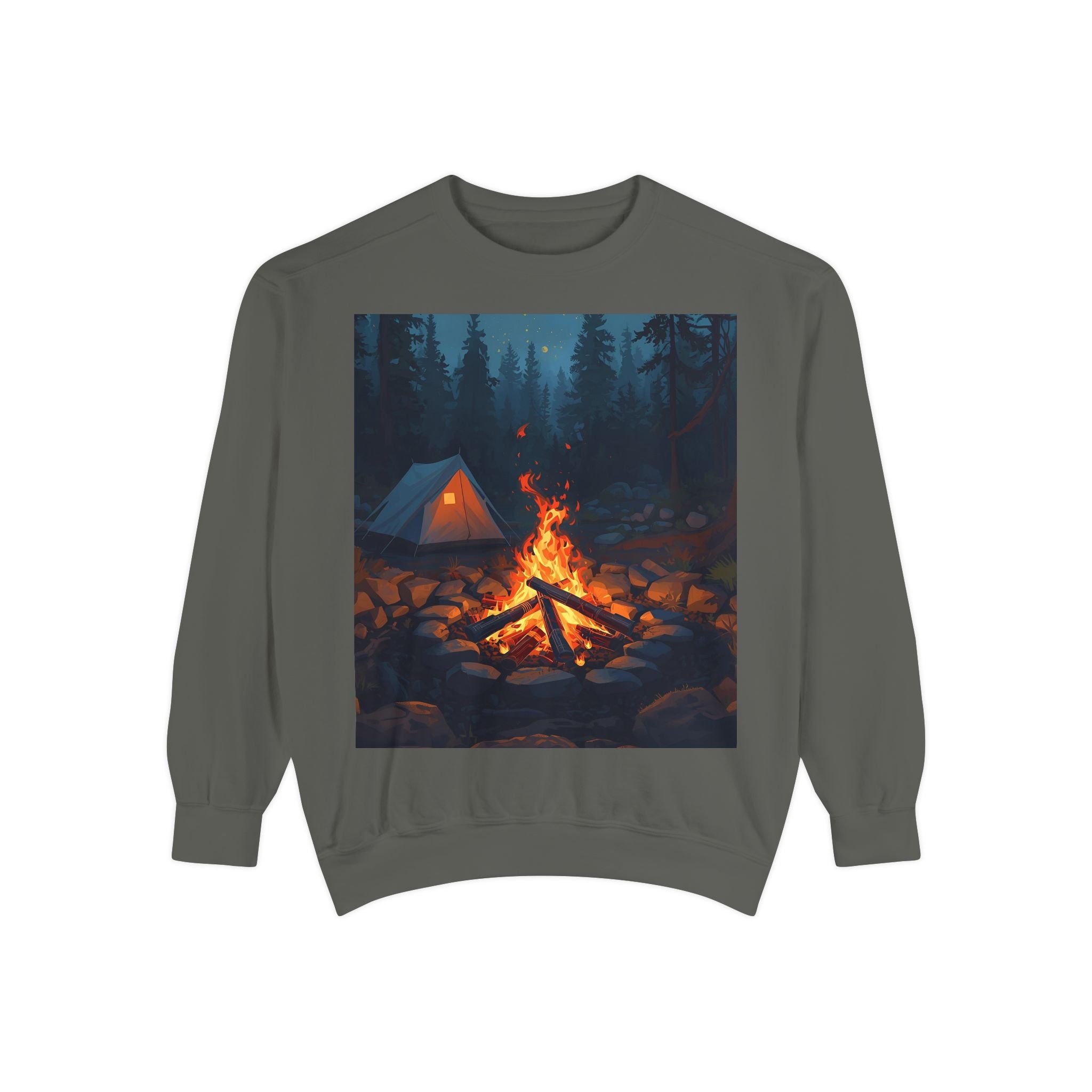 Cozy Campfire Unisex Garment-Dyed Sweatshirt
