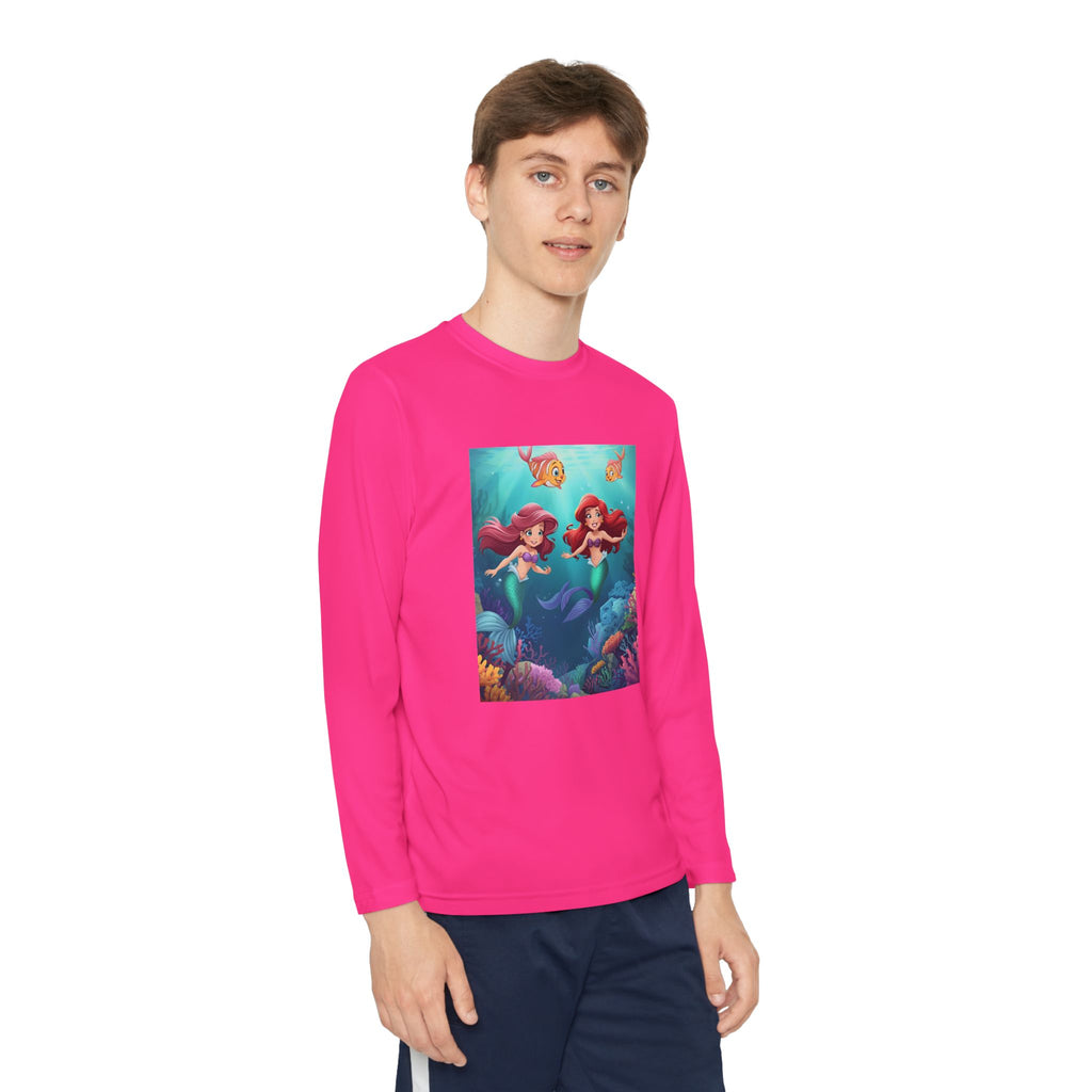Mermaid Youth Long Sleeve Competitor Tee