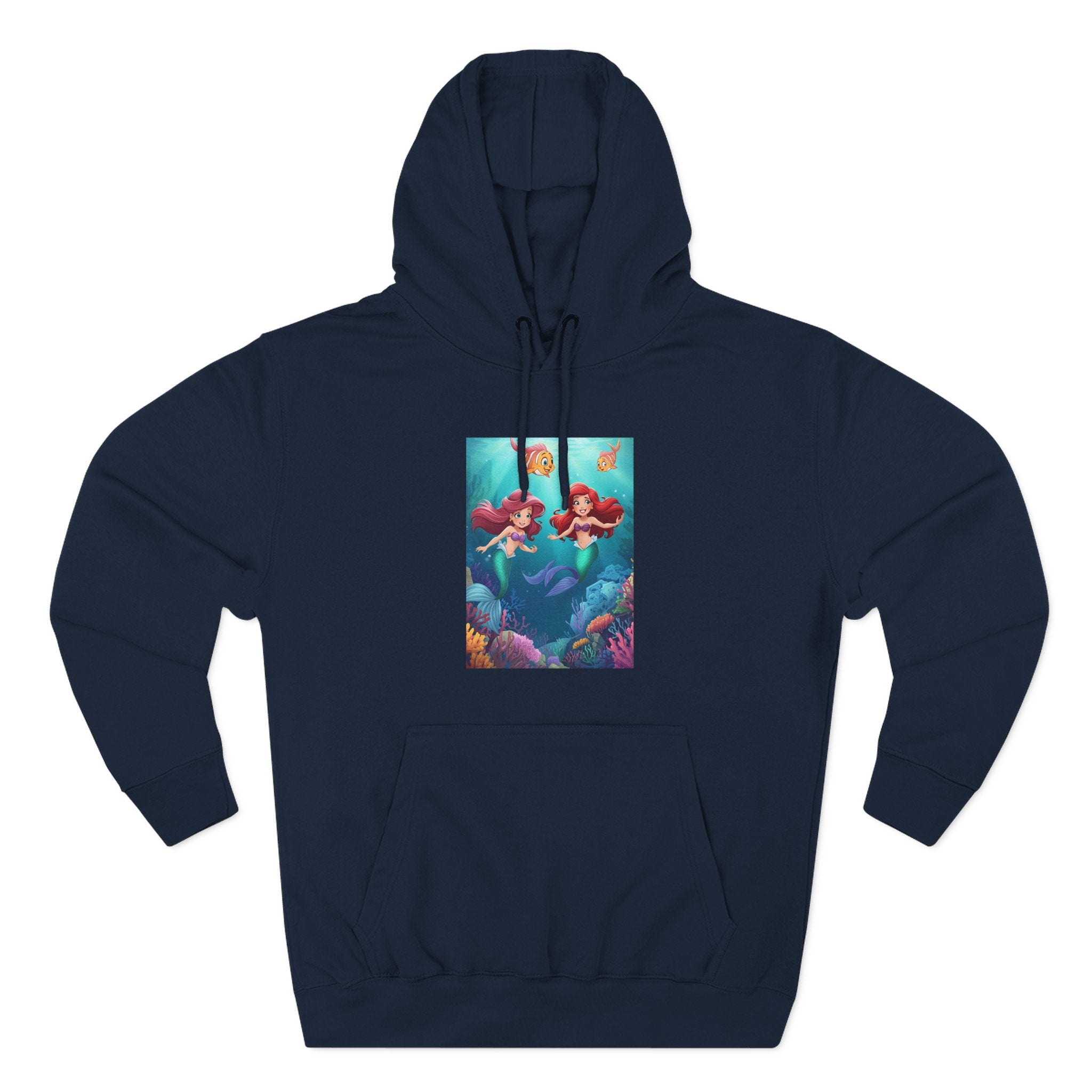 Mermaid Three-Panel Fleece Hoodie