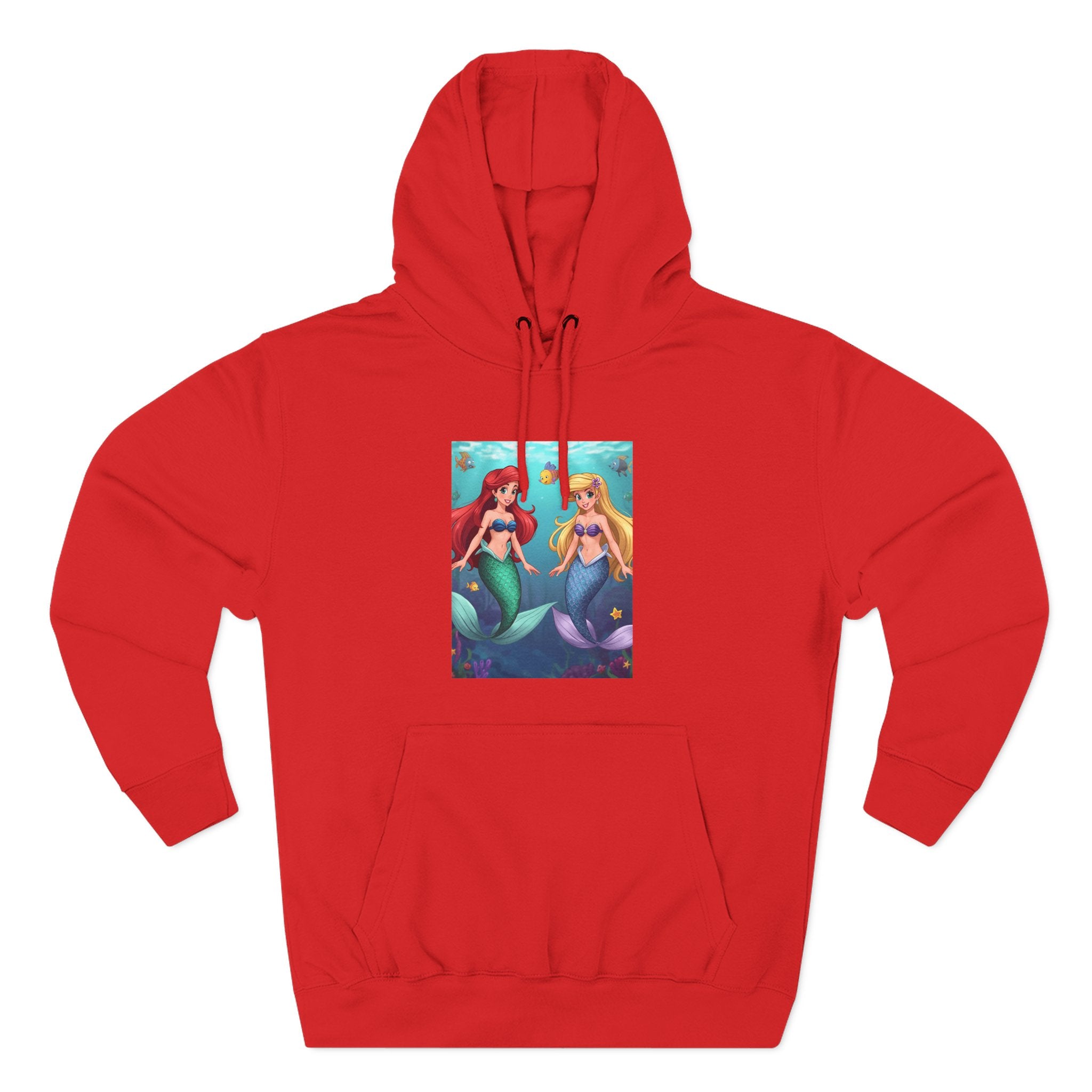 Mermaid Three-Panel Fleece Hoodie
