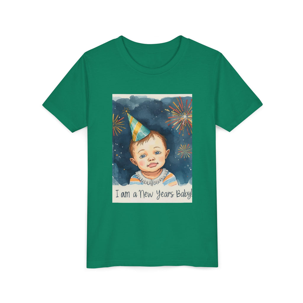 I Am A New Years Baby Youth Short Sleeve Tee