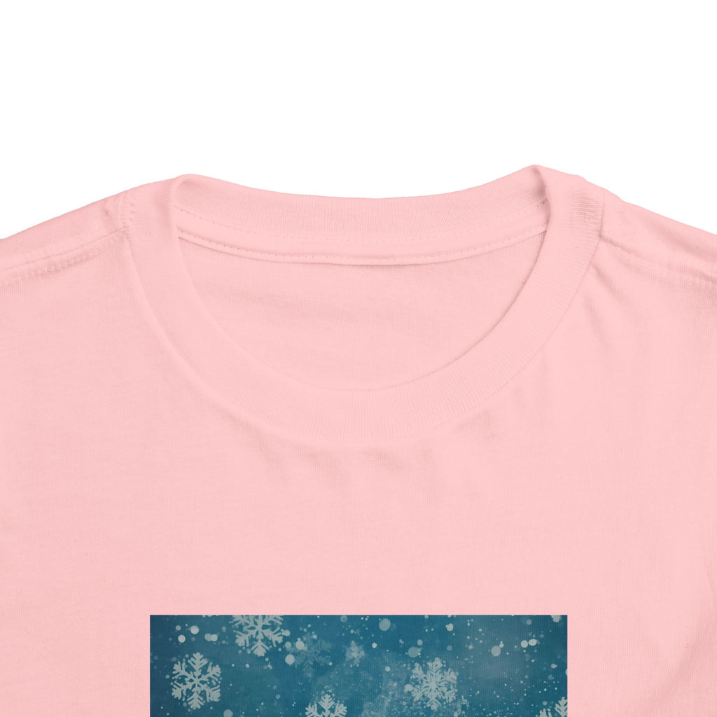 Cute Cat Festive Christmas Toddler Short Sleeve Tee