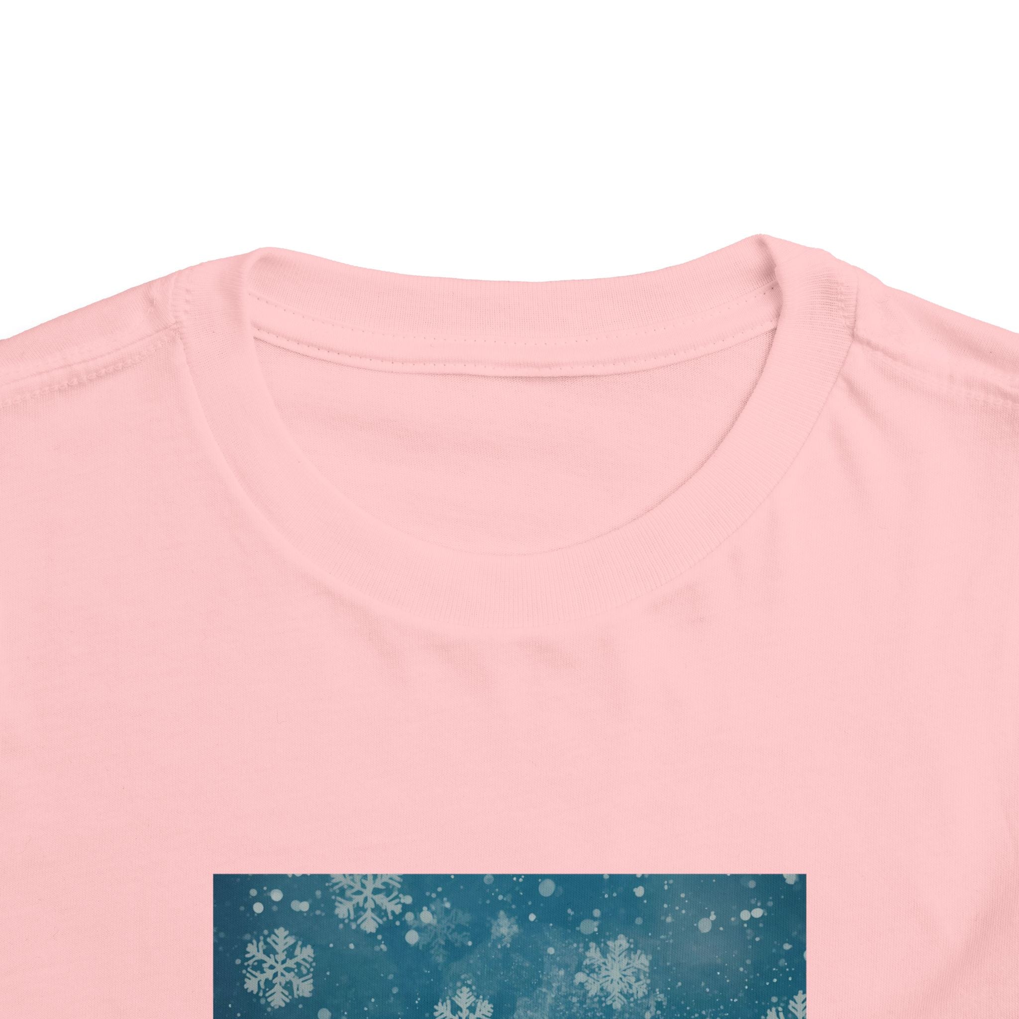 Cute Cat Festive Christmas Toddler Short Sleeve Tee