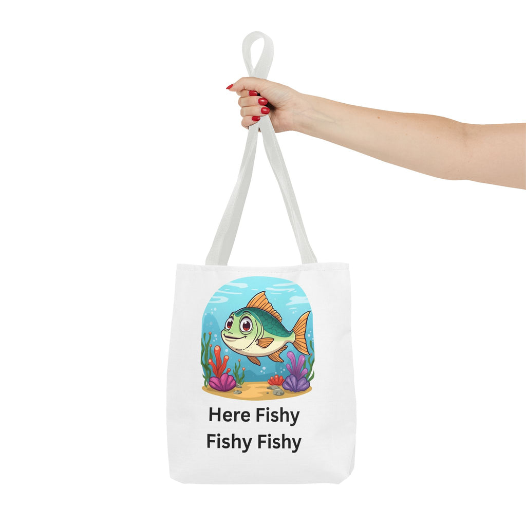 Here Fishy Fishy Fishy Tote Bag (AOP)