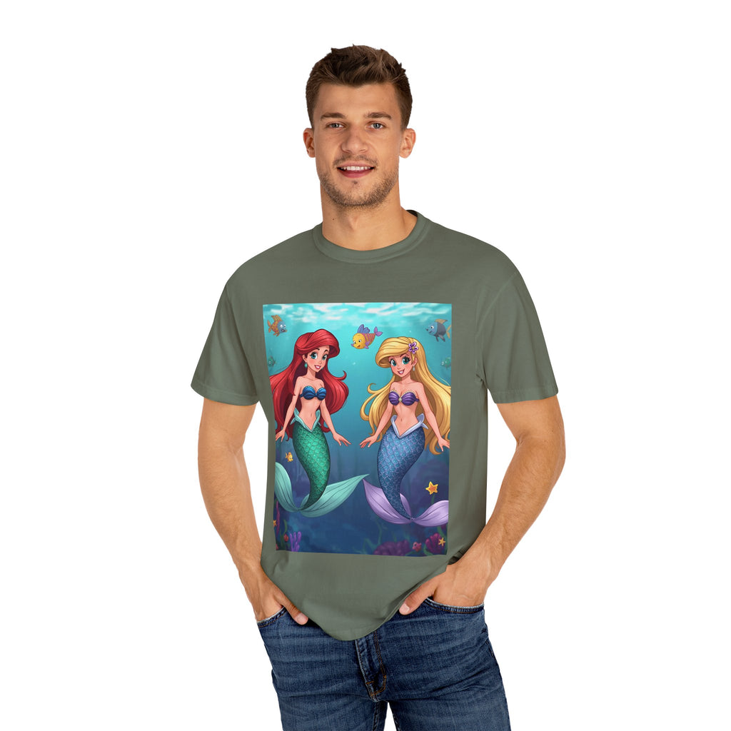 Mermaid Friends T-Shirt, Colorful Underwater Theme Tee, Gift for Sea Lovers, Perfect for Summer, Birthday Present, Beachwear