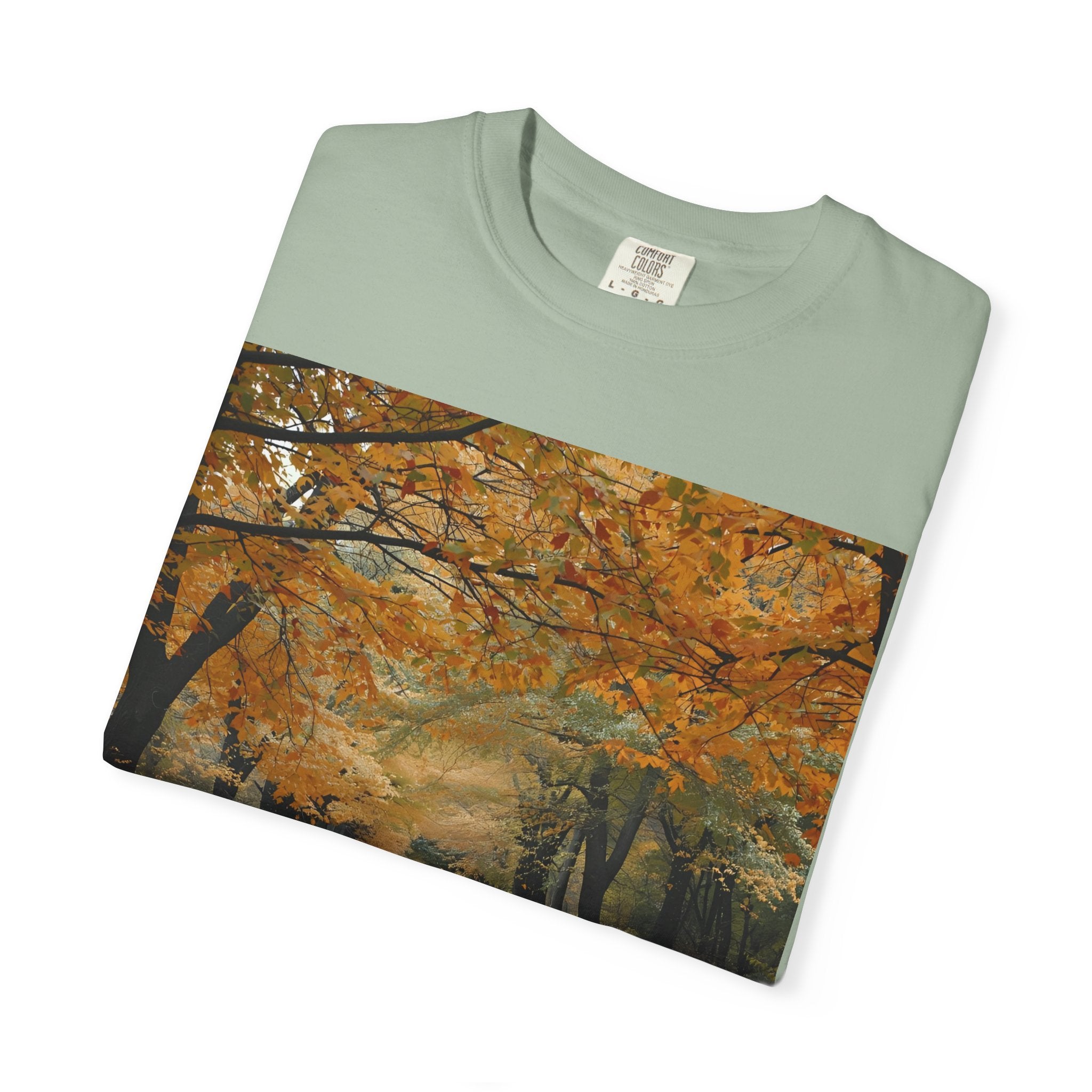 Autumn Pathway T-Shirt | Nature Lover Gift, Fall Fashion, Unisex Tee, Seasonal Wear, Cozy Vibes