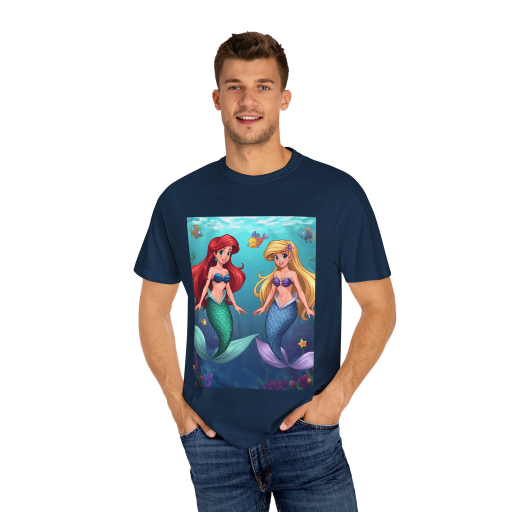 Mermaid Unisex Garment-Dyed T-shirt