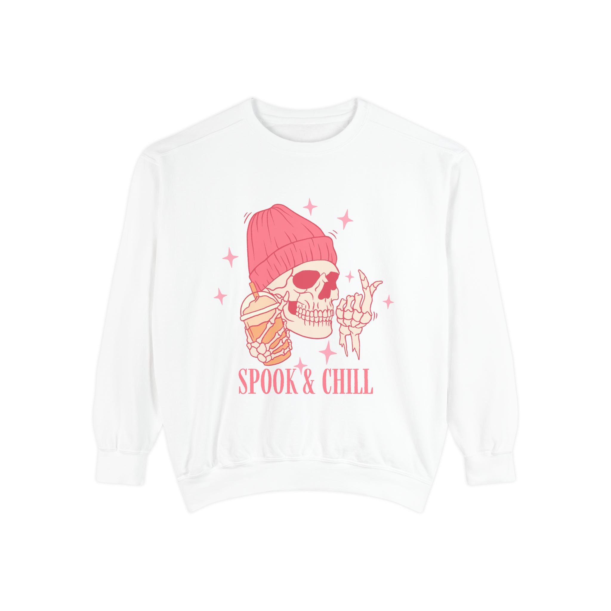 Spook & Chill Unisex Garment-Dyed Sweatshirt