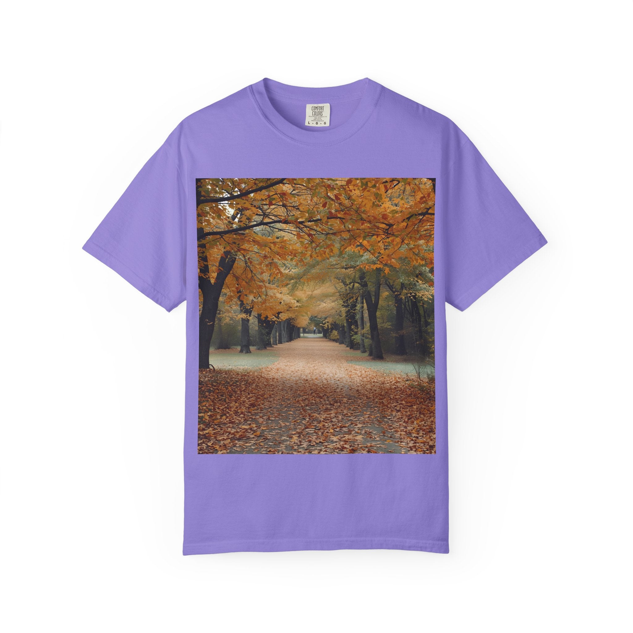 Autumn Pathways Unisex T-Shirt - Cozy Fall Vibes, Nature Lover's Tee, Seasonal Style, Perfect for Thanksgiving, Outdoors Events