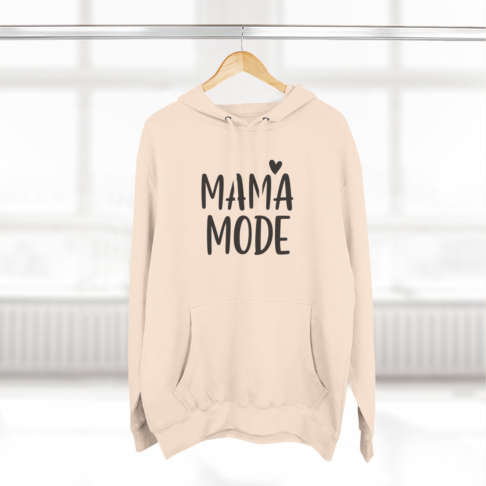 Mama Mode Hoodie — Cozy Fleece Motherhood Pullover