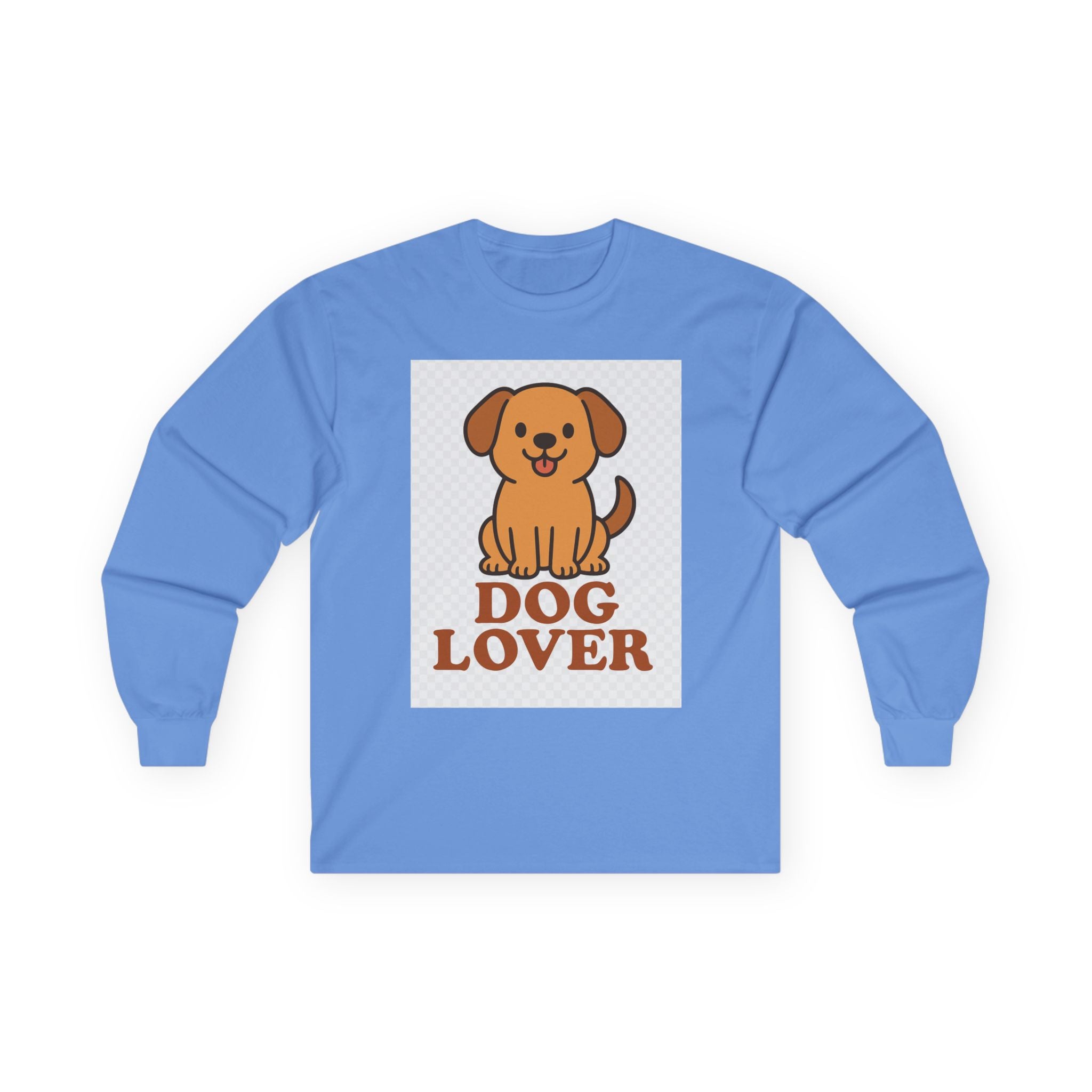 Dog Lover Long Sleeve Tee, Unisex Tee for Pet Enthusiasts, Cute Dog Apparel, Gift for Dog Owners, Casual Everyday Wear