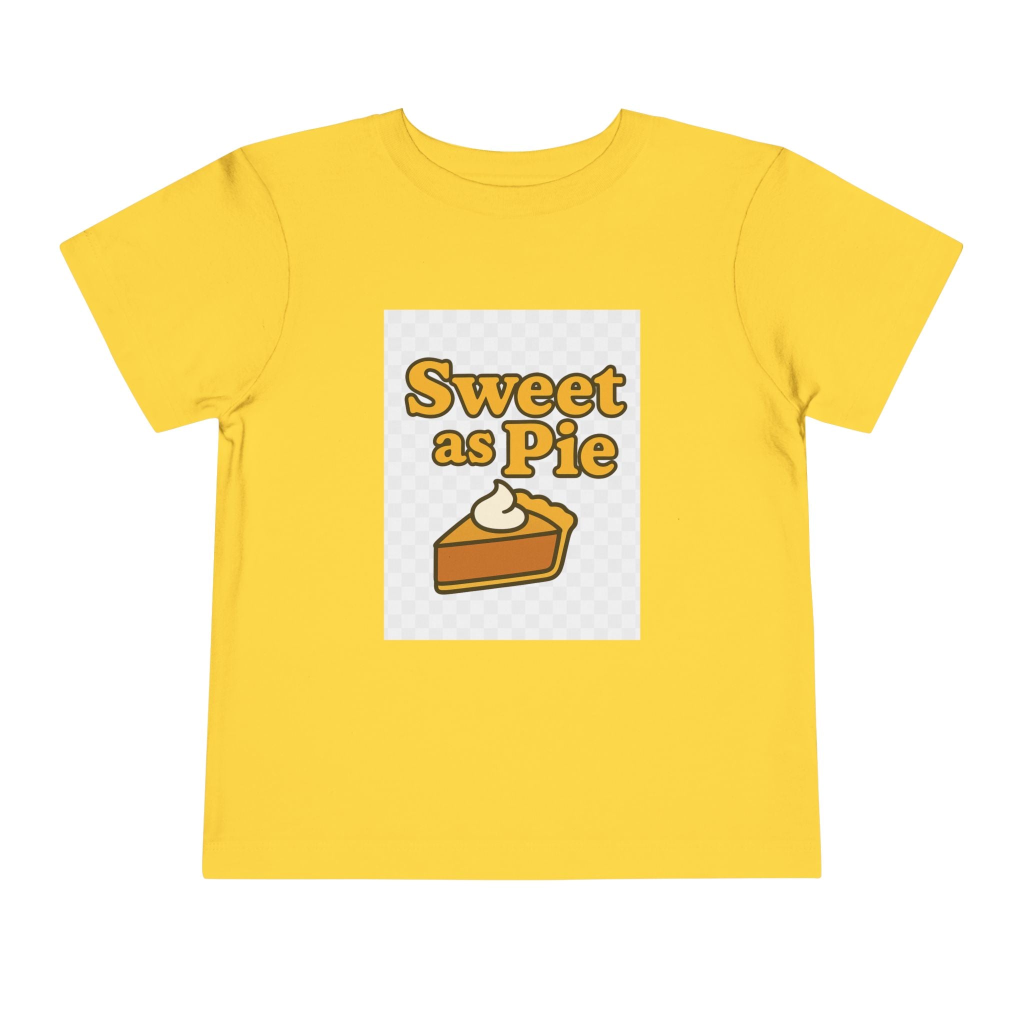 Sweet as Pie Toddler Tee - Cute Short Sleeve Shirt for Kids
