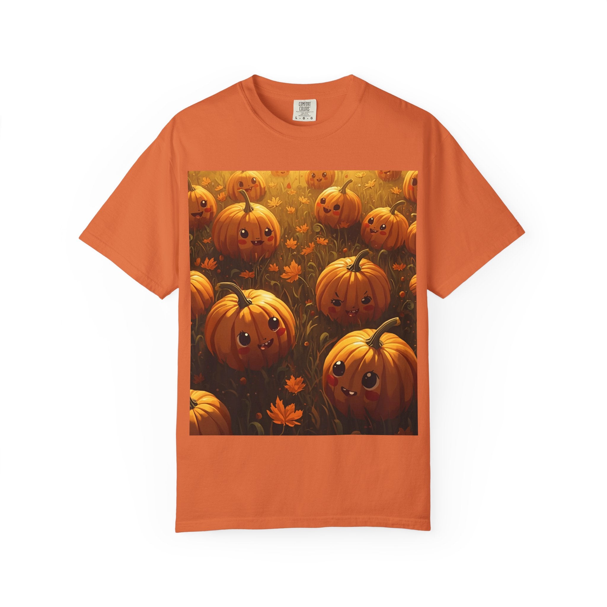 Cute Pumpkin Graphic T-Shirt, Fall T-shirt, Halloween Apparel, Unisex Tee, Autumn Fashion, Gift for Pumpkin Lovers