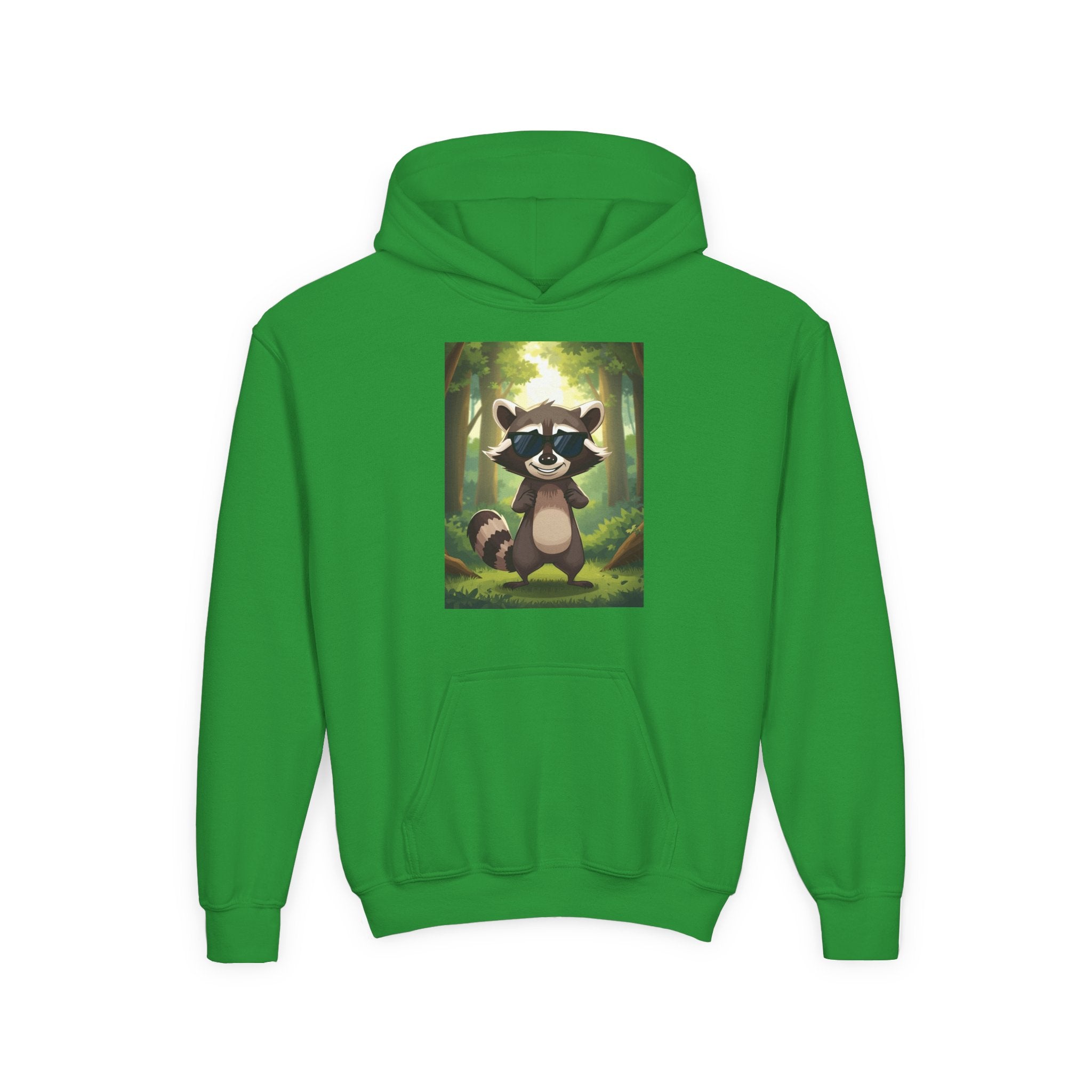 Raccoon Youth Heavy Blend Hooded Sweatshirt