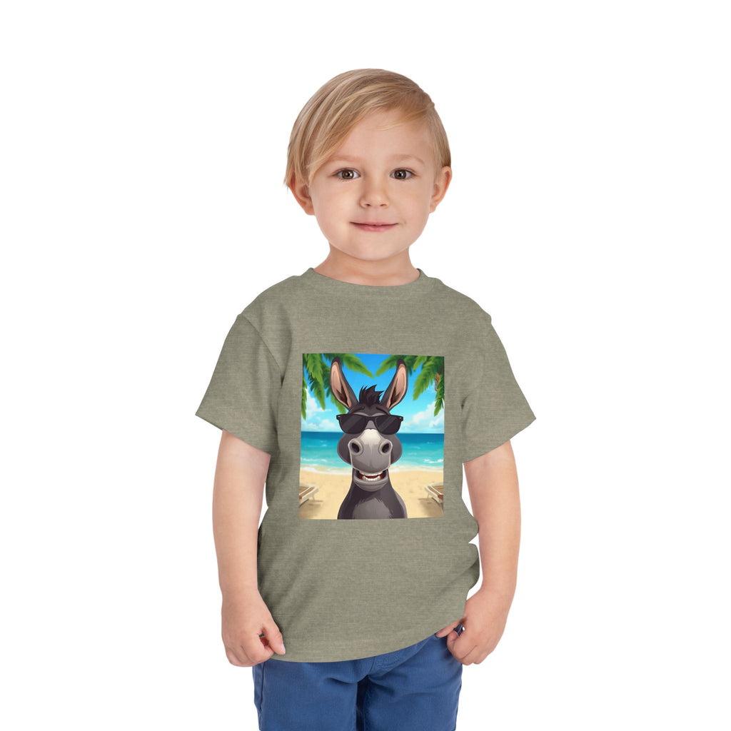 Donkey Beach Vibe Toddler Short Sleeve Tee