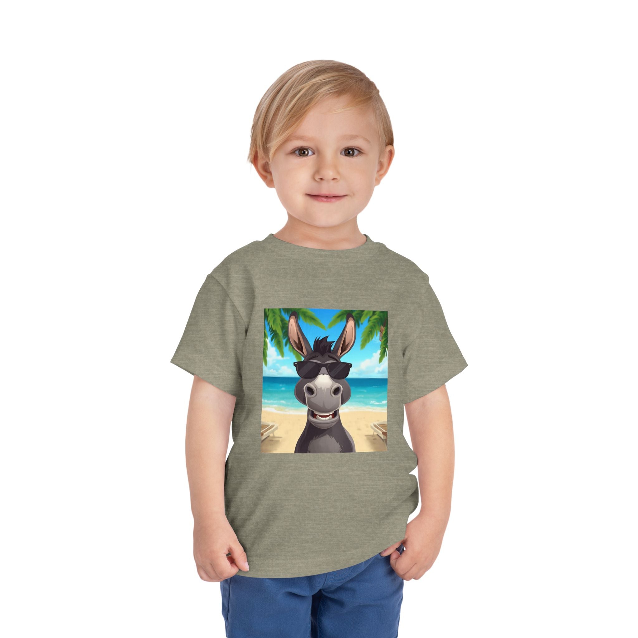 Donkey Beach Vibe Toddler Short Sleeve Tee