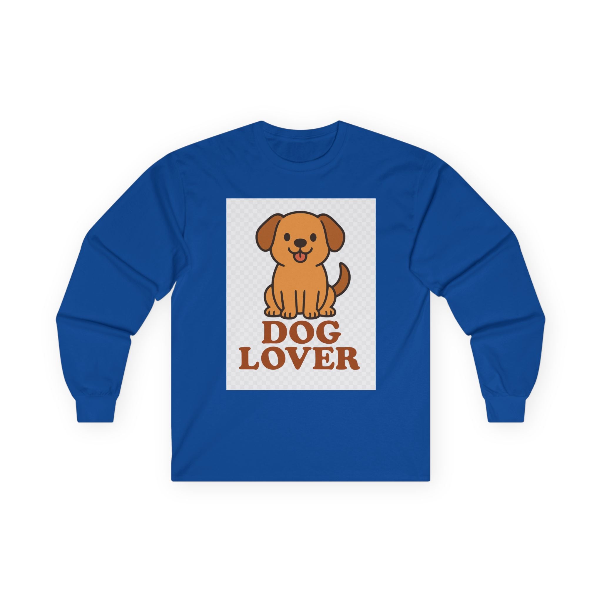 Dog Lover Long Sleeve Tee, Unisex Tee for Pet Enthusiasts, Cute Dog Apparel, Gift for Dog Owners, Casual Everyday Wear