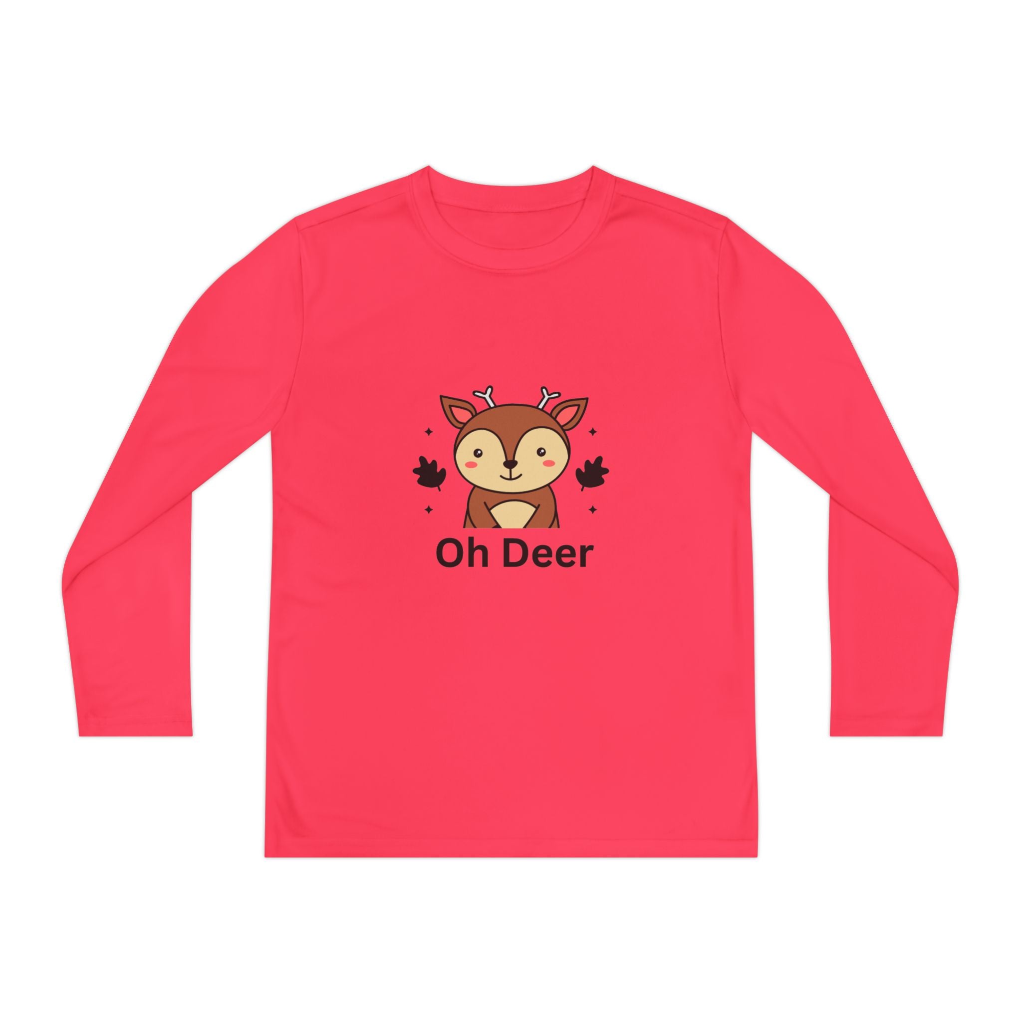Oh Deer Youth Long Sleeve Competitor Tee