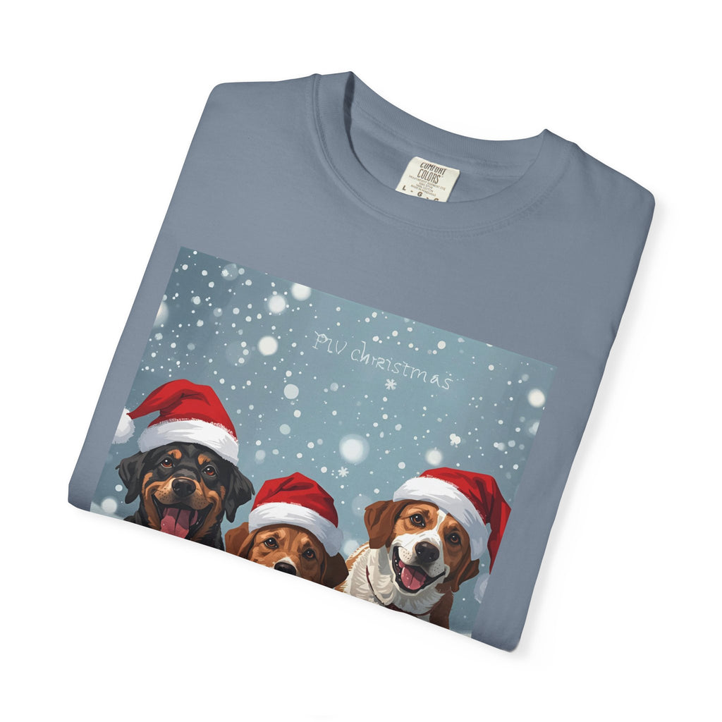 Christmas Dogs T-shirt, Holiday Pet Shirt, Gifts for Dog Lovers, Unisex Christmas Tee, Festive Dog Owner Apparel