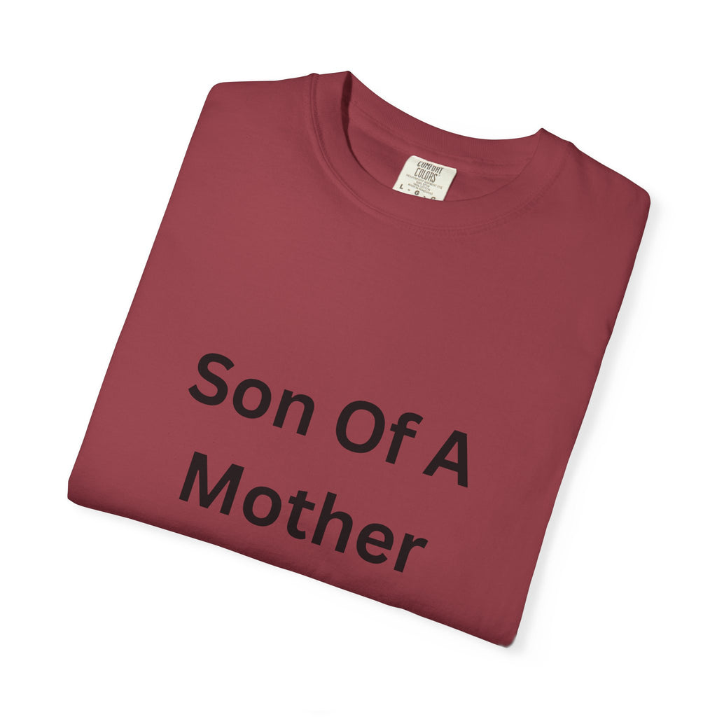Unisex Humor T-shirt - "Son Of A Mother Monkey" - Funny Gift for Moms, Casual Wear, Birthday Gift, Eco-Friendly Tee, Unique Gift Idea