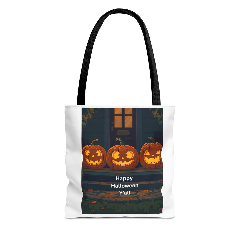 Spooky Halloween Tote Bag, Trick-or-Treat Bag, Pumpkin Bag, Fall Tote, Festive Grocery Bag, Halloween Decor