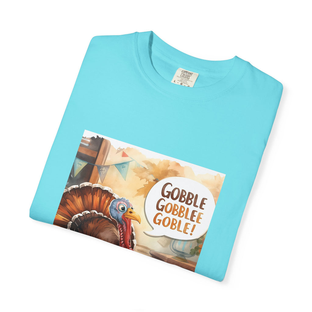 Thanksgiving Turkey T-Shirt | Gobble Gobble Graphic Tee | Fall Apparel, Holiday Gift, Casual Wear, Unisex Style, Autumn Collection