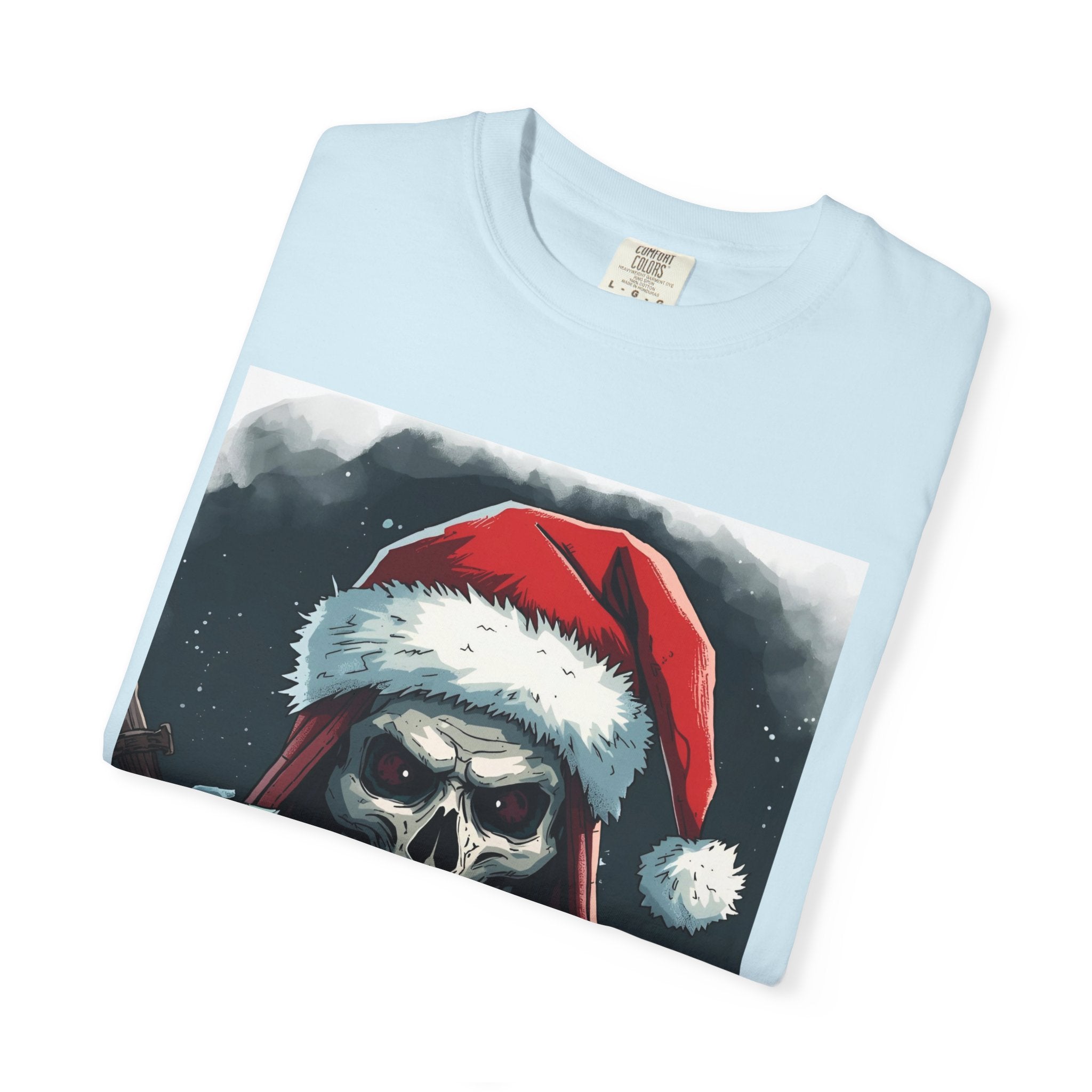 Christmas Skeleton T-Shirt, Unisex Holiday Tee, Funny Graphic Shirt, Unique Gift, Halloween & Christmas Apparel