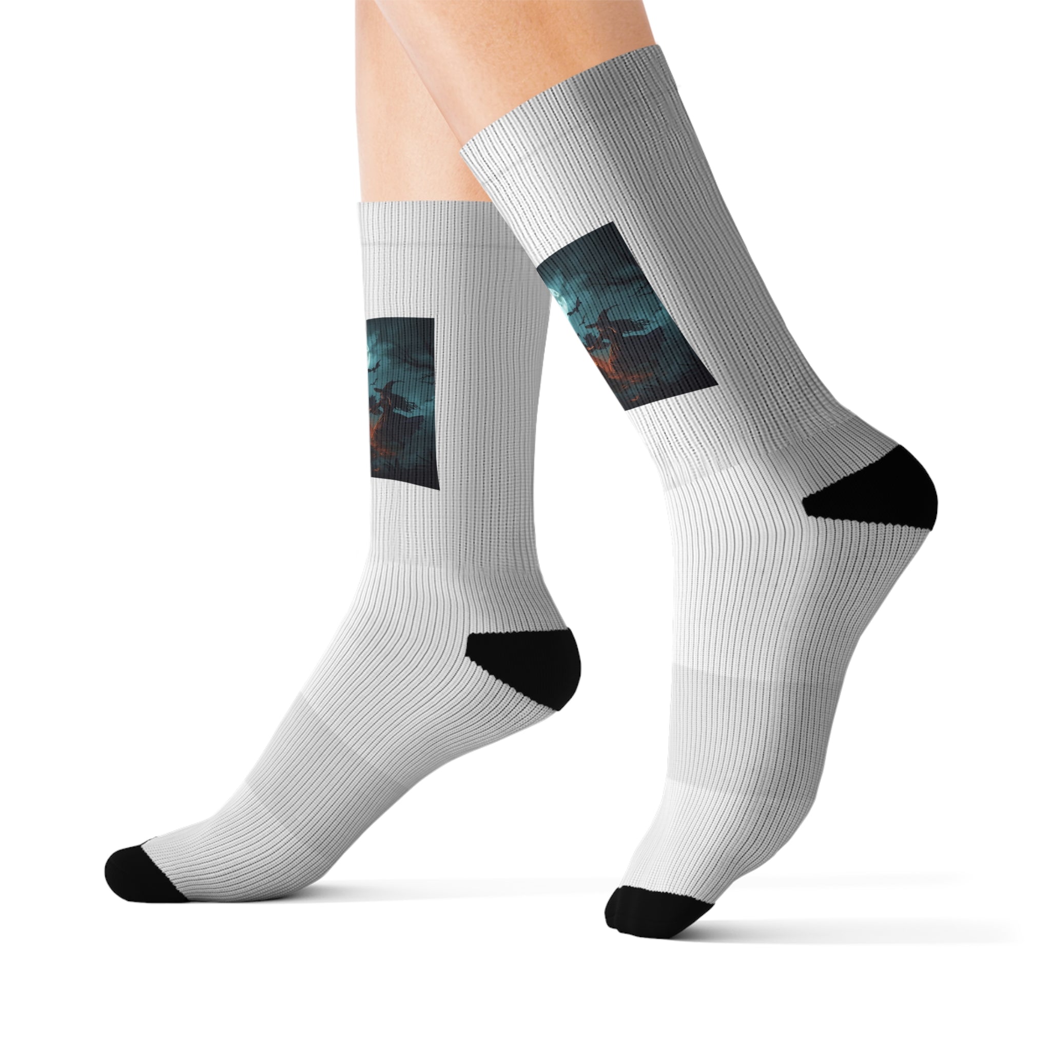Spooky Halloween Sublimation Socks