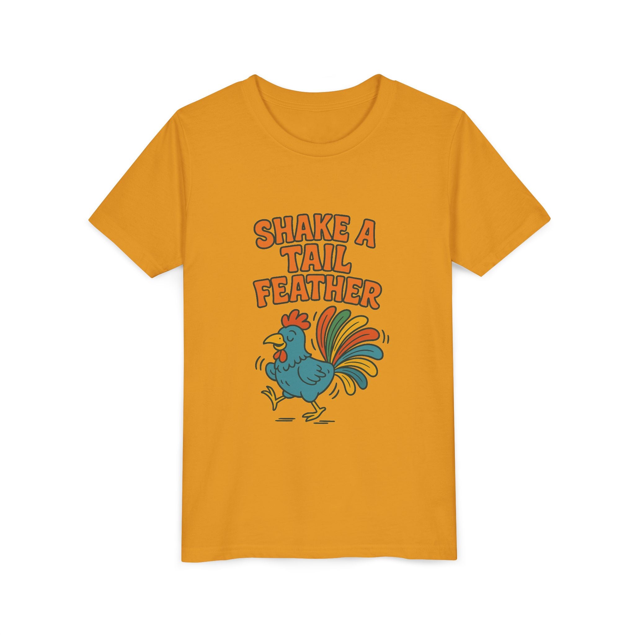 Shake A Tail Feather Youth Short Sleeve Tee