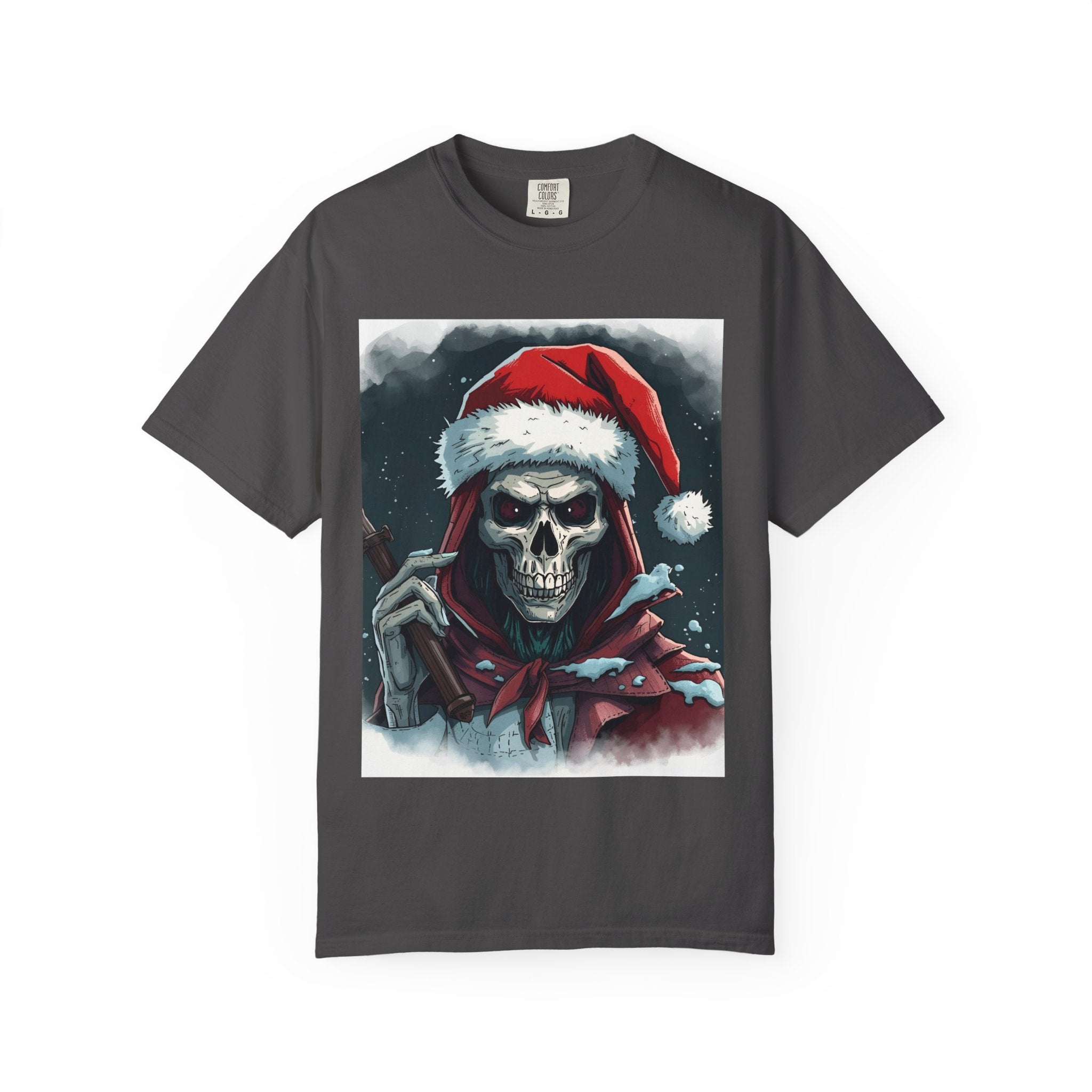 Christmas Skeleton T-Shirt, Unisex Holiday Tee, Funny Graphic Shirt, Unique Gift, Halloween & Christmas Apparel