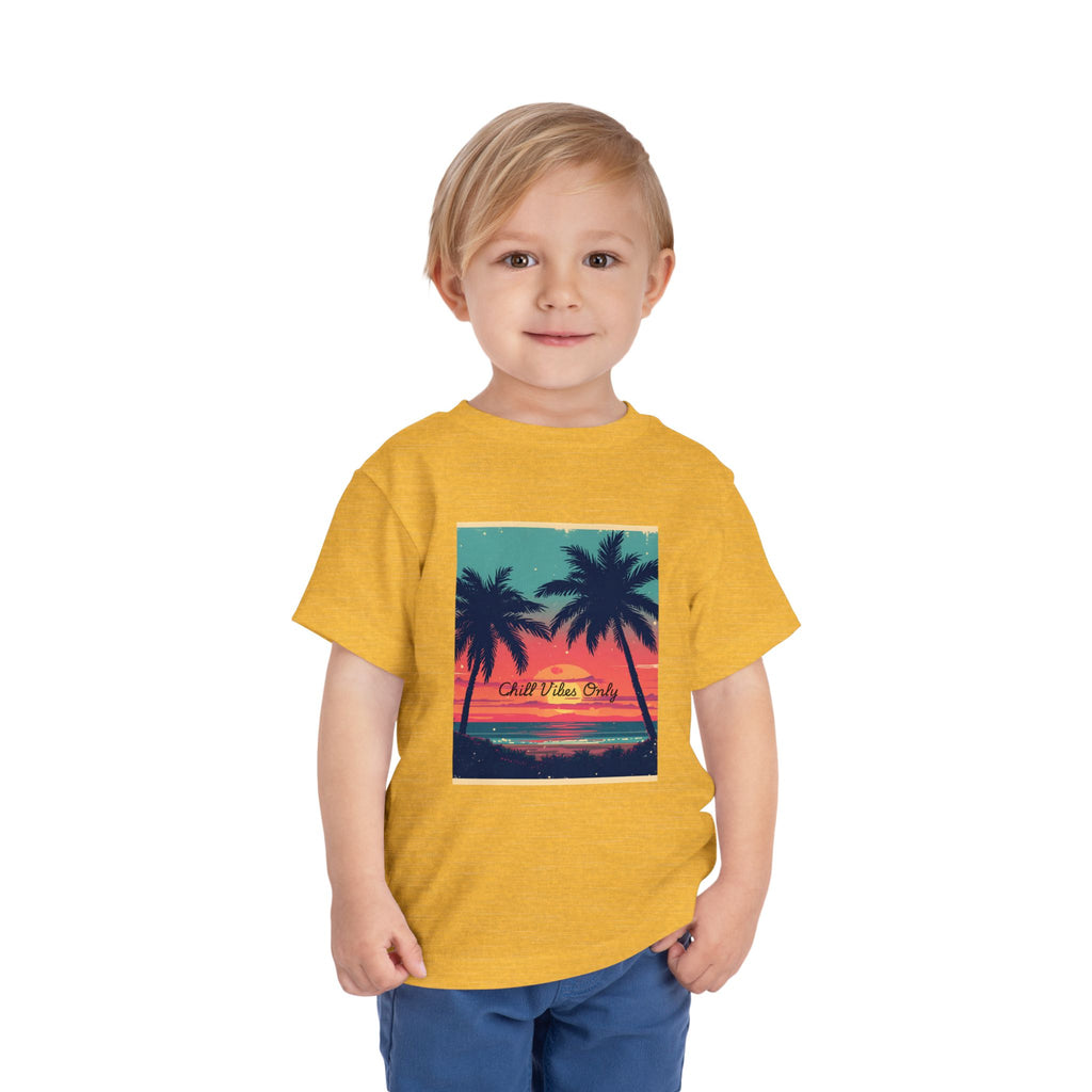 Tropical Sunset Toddler Short Sleeve Tee
