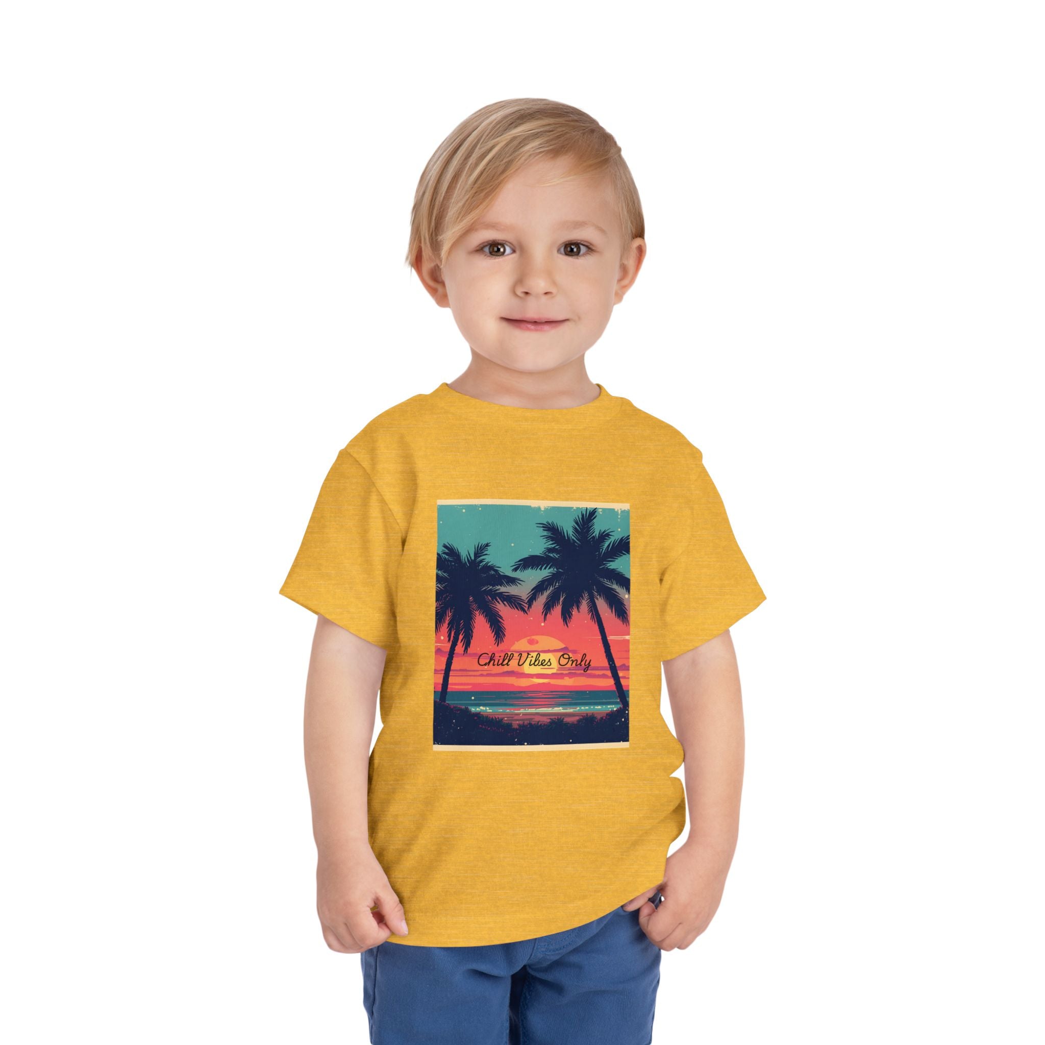 Tropical Sunset Toddler Short Sleeve Tee