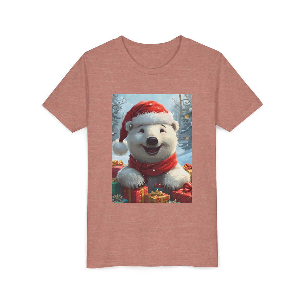 Christmas Bear Youth Short Sleeve Tee
