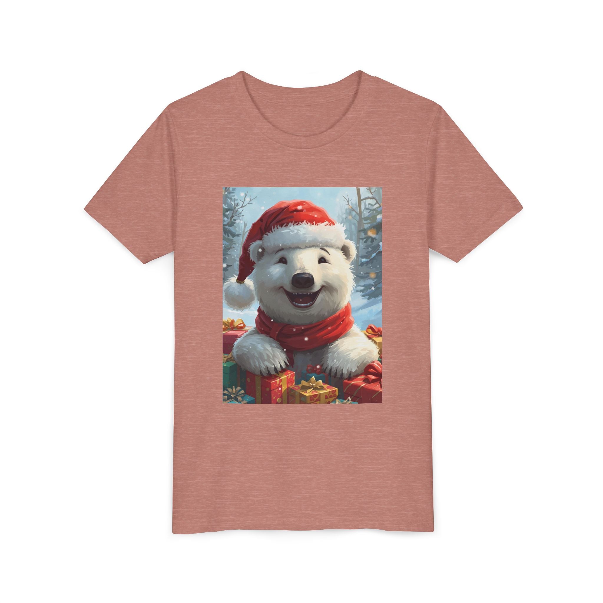 Christmas Bear Youth Short Sleeve Tee