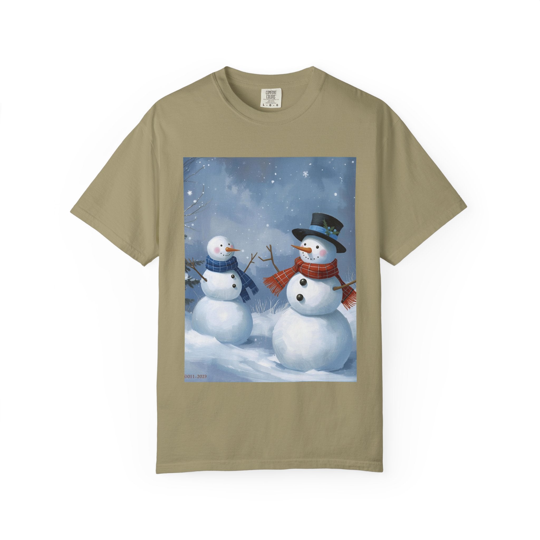 Christmas Snowman Family T-Shirt, Holiday Gift, Cozy Tee, Unisex Snowman Shirt, Festive Apparel, Winter Celebration Wear