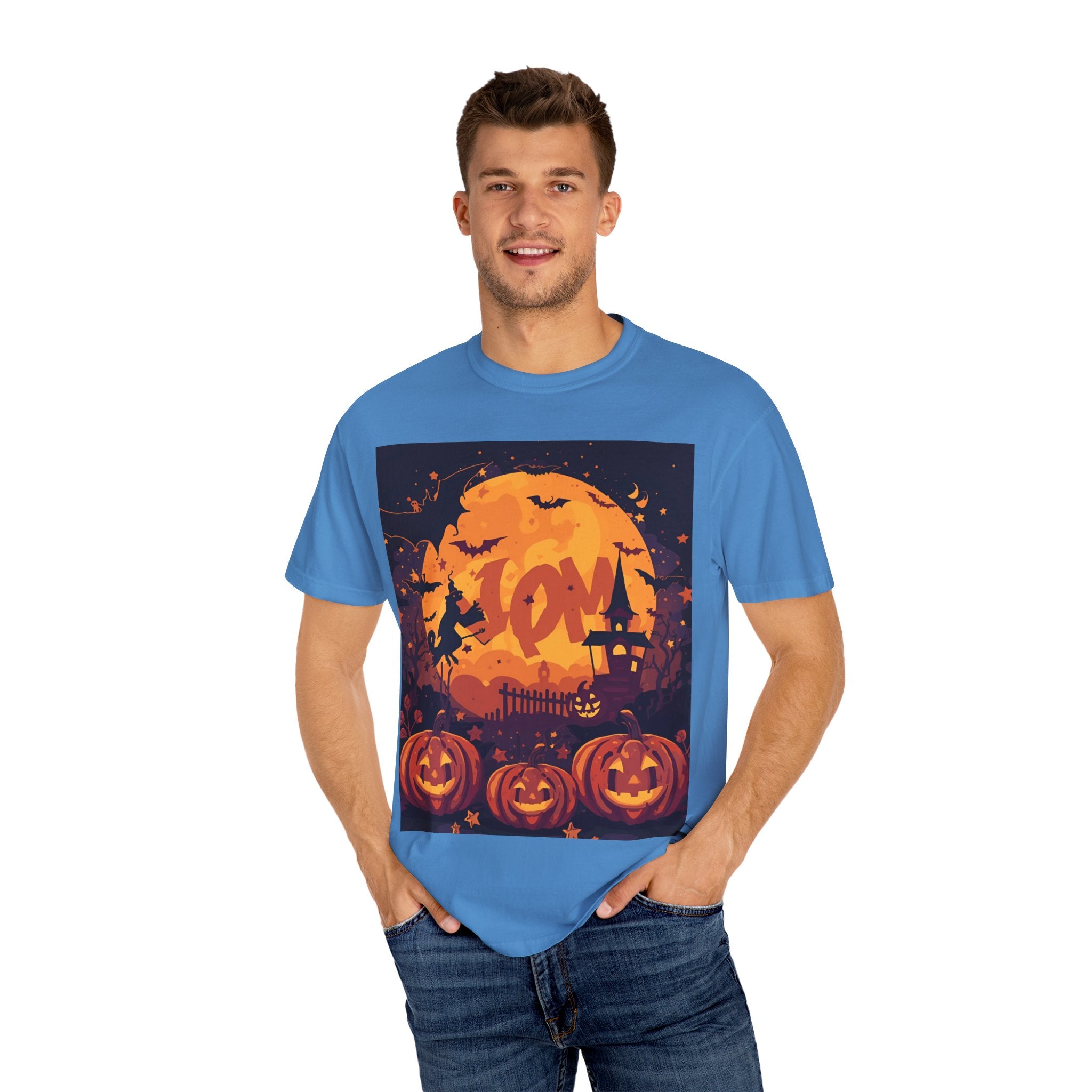 Halloween Pumpkin Graphic Tee, Unisex T-shirt, Spooky Shirt, Pumpkin Shirt, Fall Fashion, Halloween Costume, Autumn Apparel