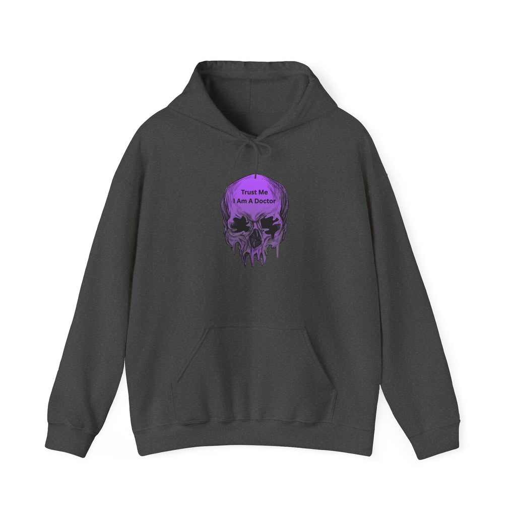 Skull Graphic Hoodie - Trust Me I Am A Boosted Spirit, Cozy Sweatshirt for Halloween, Casual Wear, Unique Gift