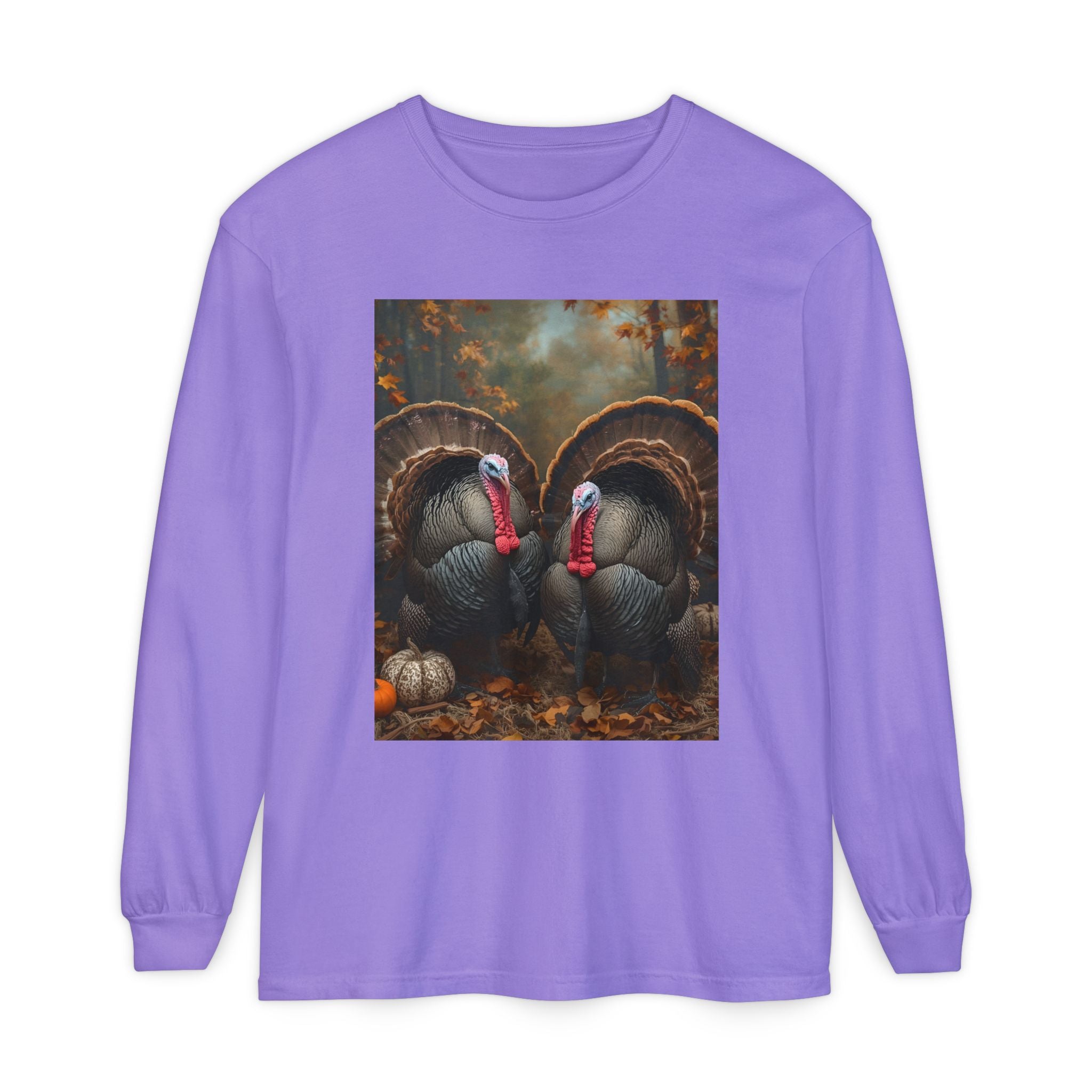 Unisex Garment-dyed Long Sleeve T-Shirt