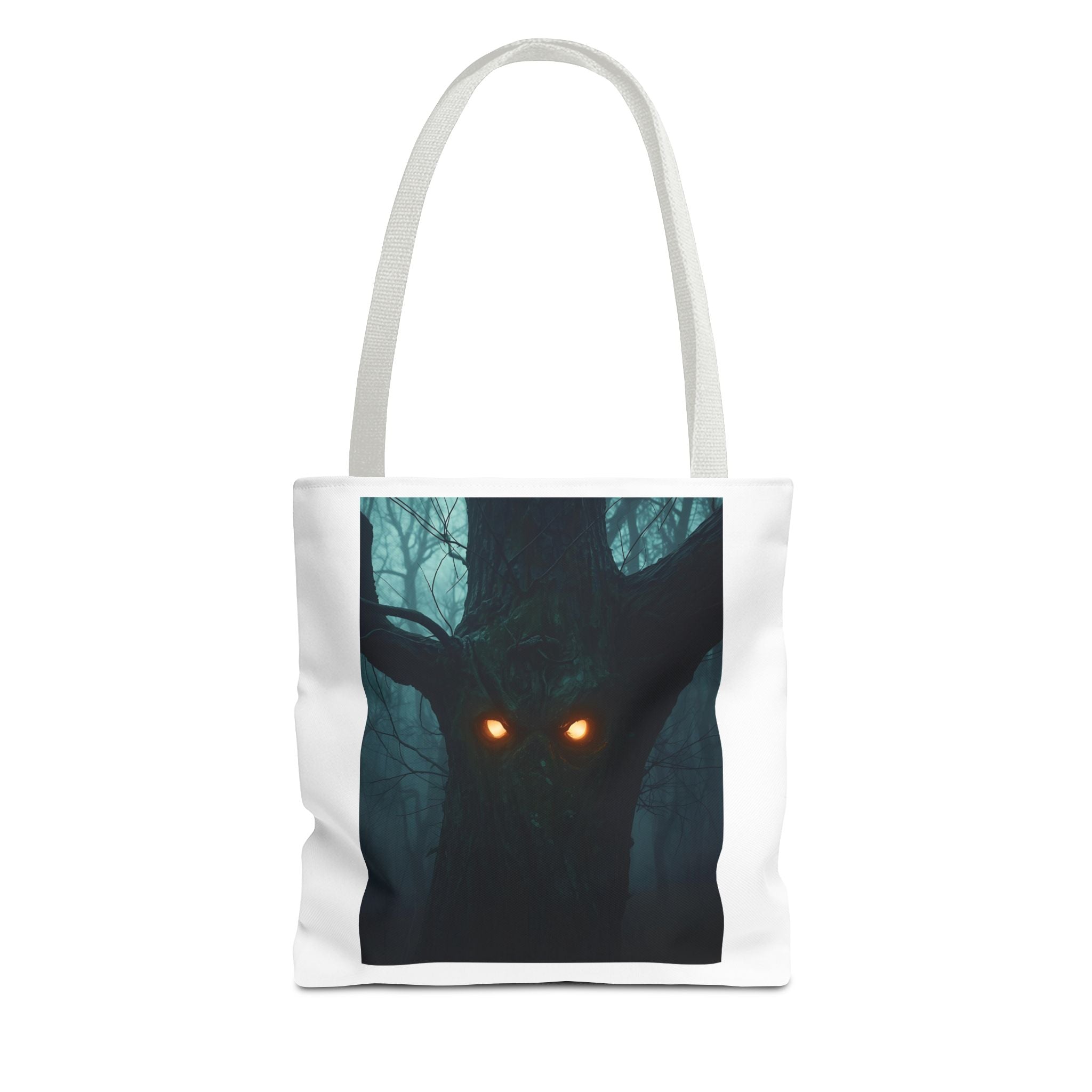 Mysterious Forest Spirit Tote Bag, Magical Tote, Halloween Bag, Eco-Friendly Shopping Bag, Gift for Nature Lovers, Unique Design