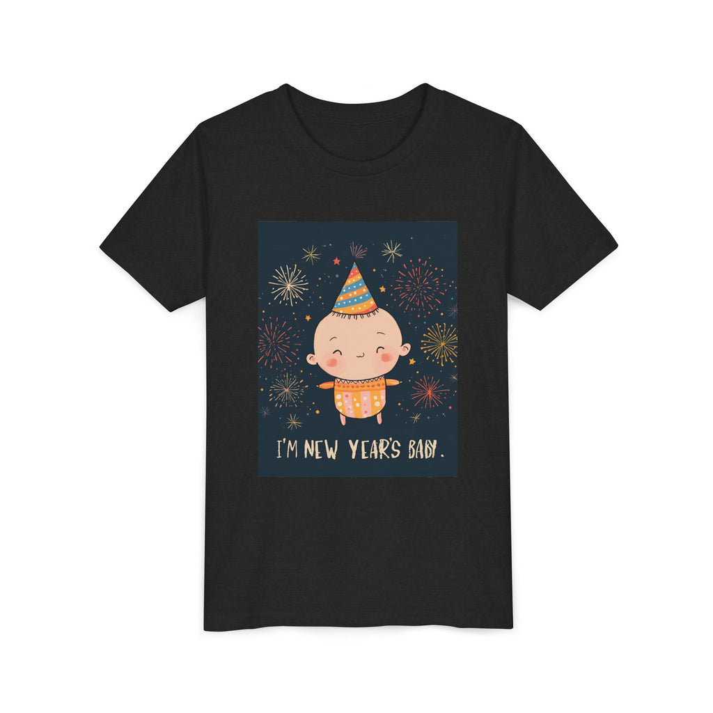 I Am A New Years Baby Youth Short Sleeve Tee