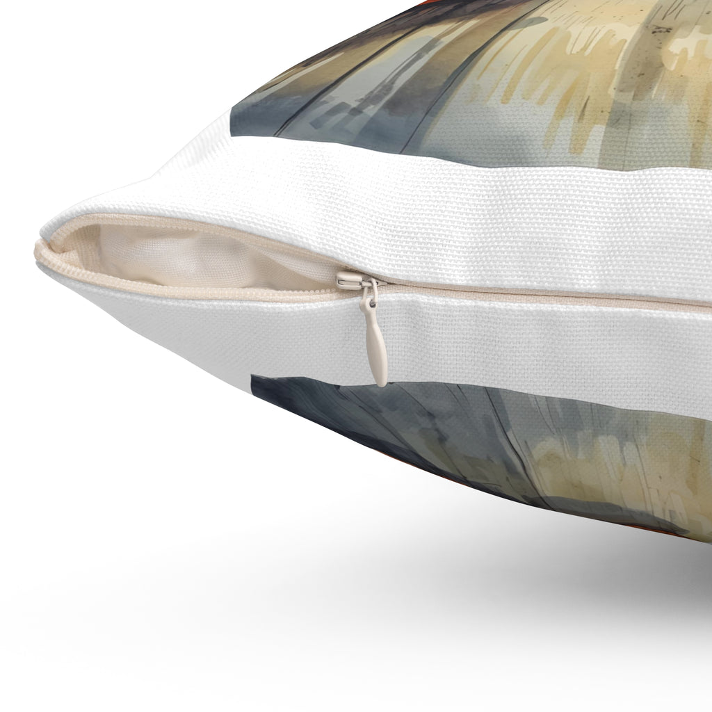 Halloween Pumpkin Decorative Pillow, Spooky Home Decor, Fall Harvest Cushion, Autumn Celebration Gift, Cozy Living Room Accent