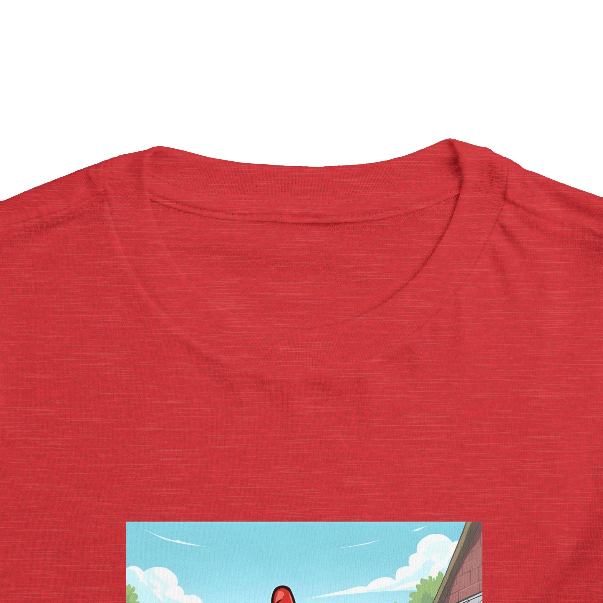 Chicken Funny Toddler Short Sleeve Tee