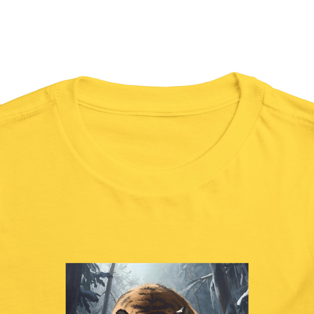 Tiger Roar Snow Toddler Short Sleeve Tee