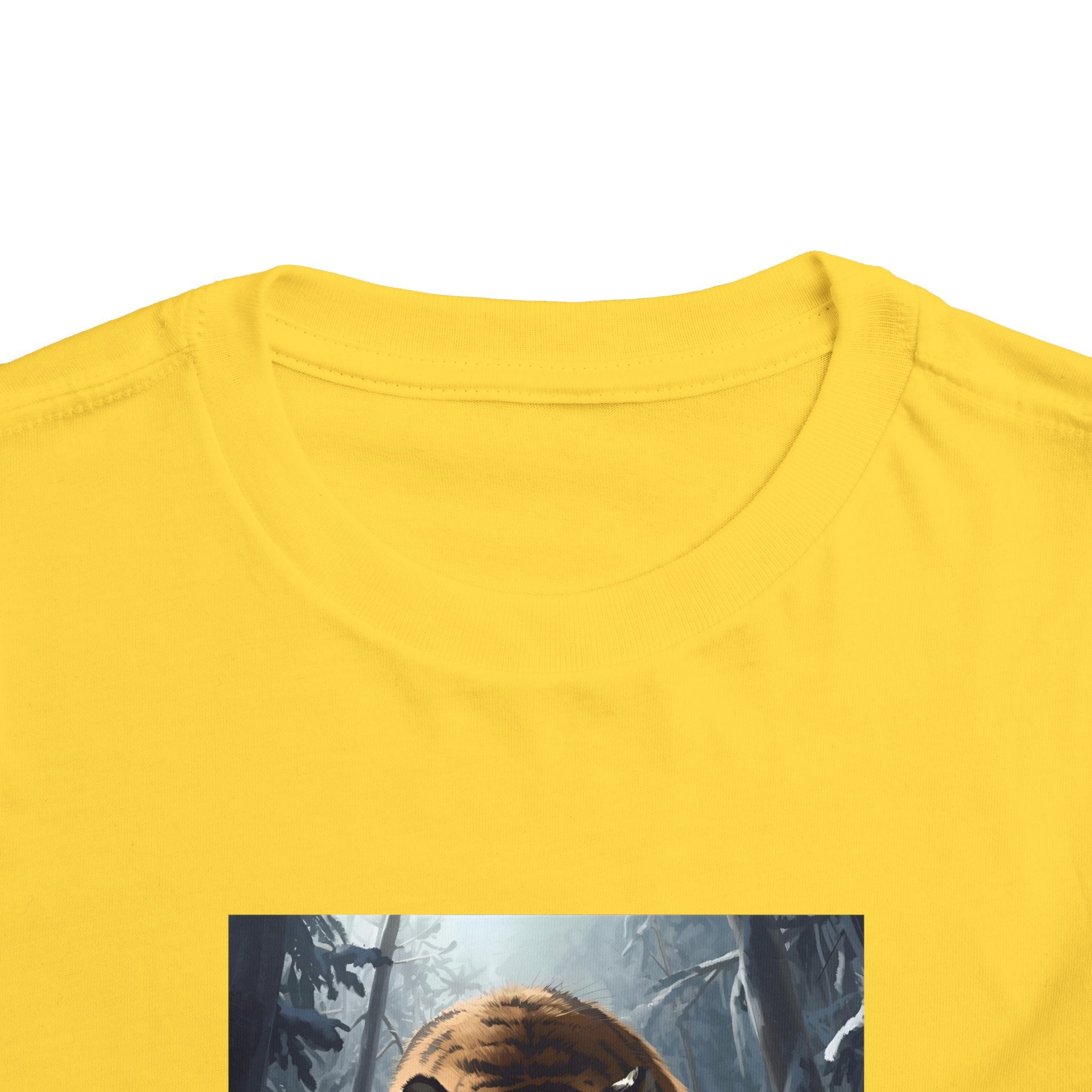 Tiger Roar Snow Toddler Short Sleeve Tee