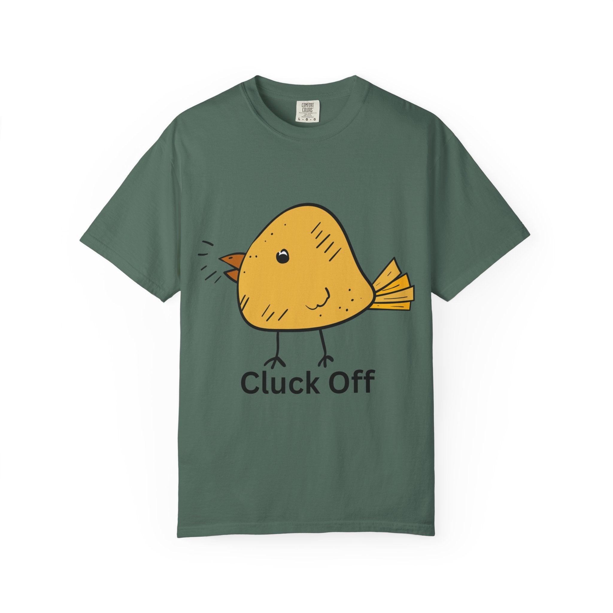 Cluck Off Funny Bird Graphic Tee, Unisex T-Shirt, Gift for Bird Lovers, Casual Wear, Quirky Humor Shirt, Unique Gift Idea