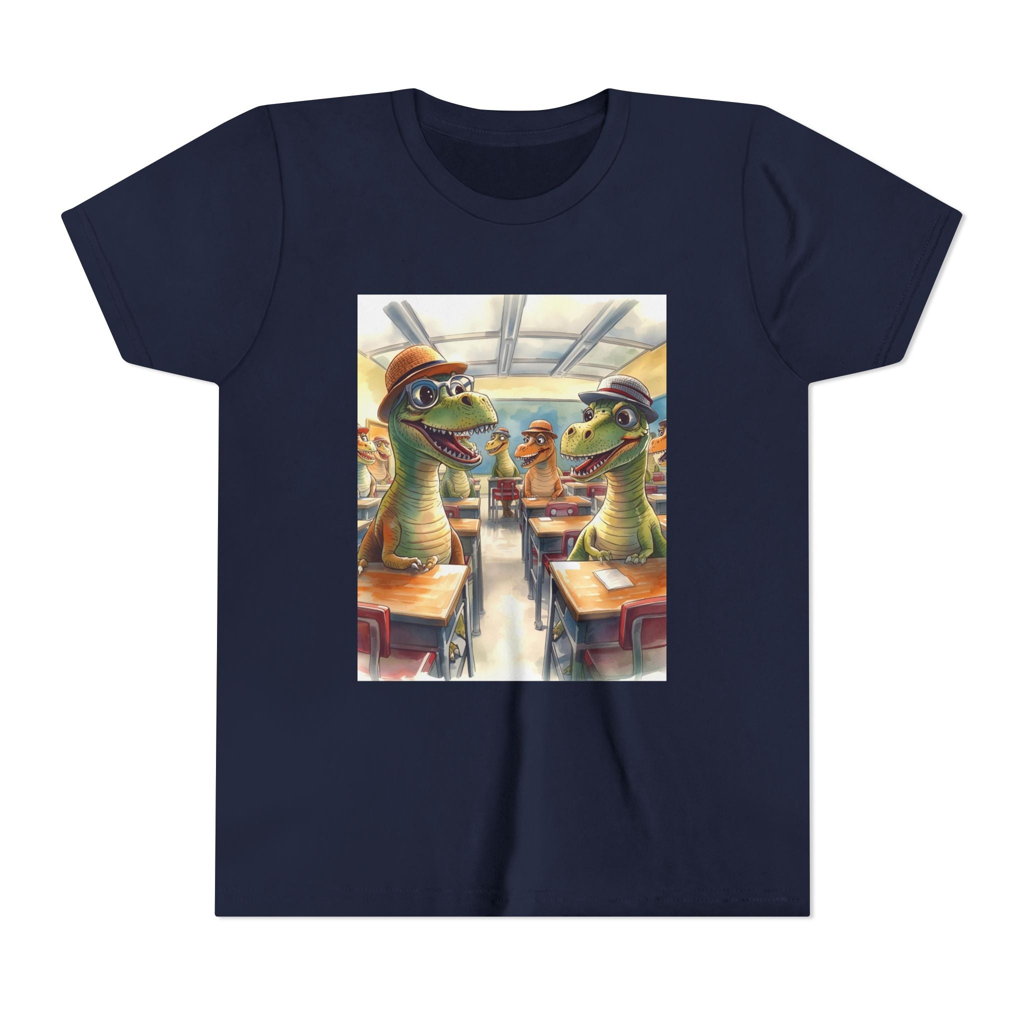 Dinosaur Classroom Youth Short Sleeve Tee