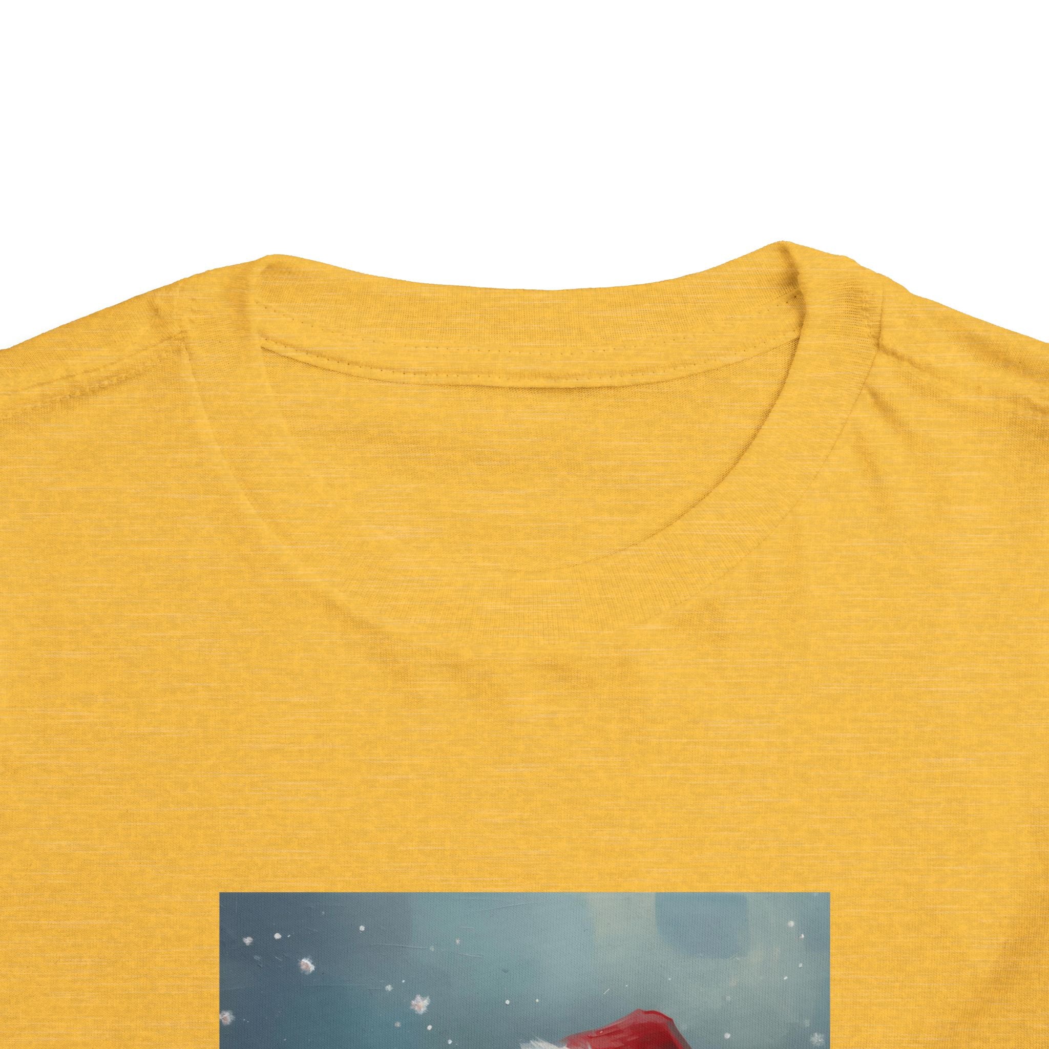 Cute Christmas Bear Toddler Short Sleeve Tee