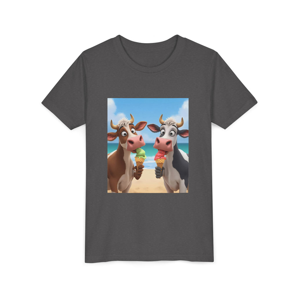 Beachy Cow Youth Short Sleeve Tee